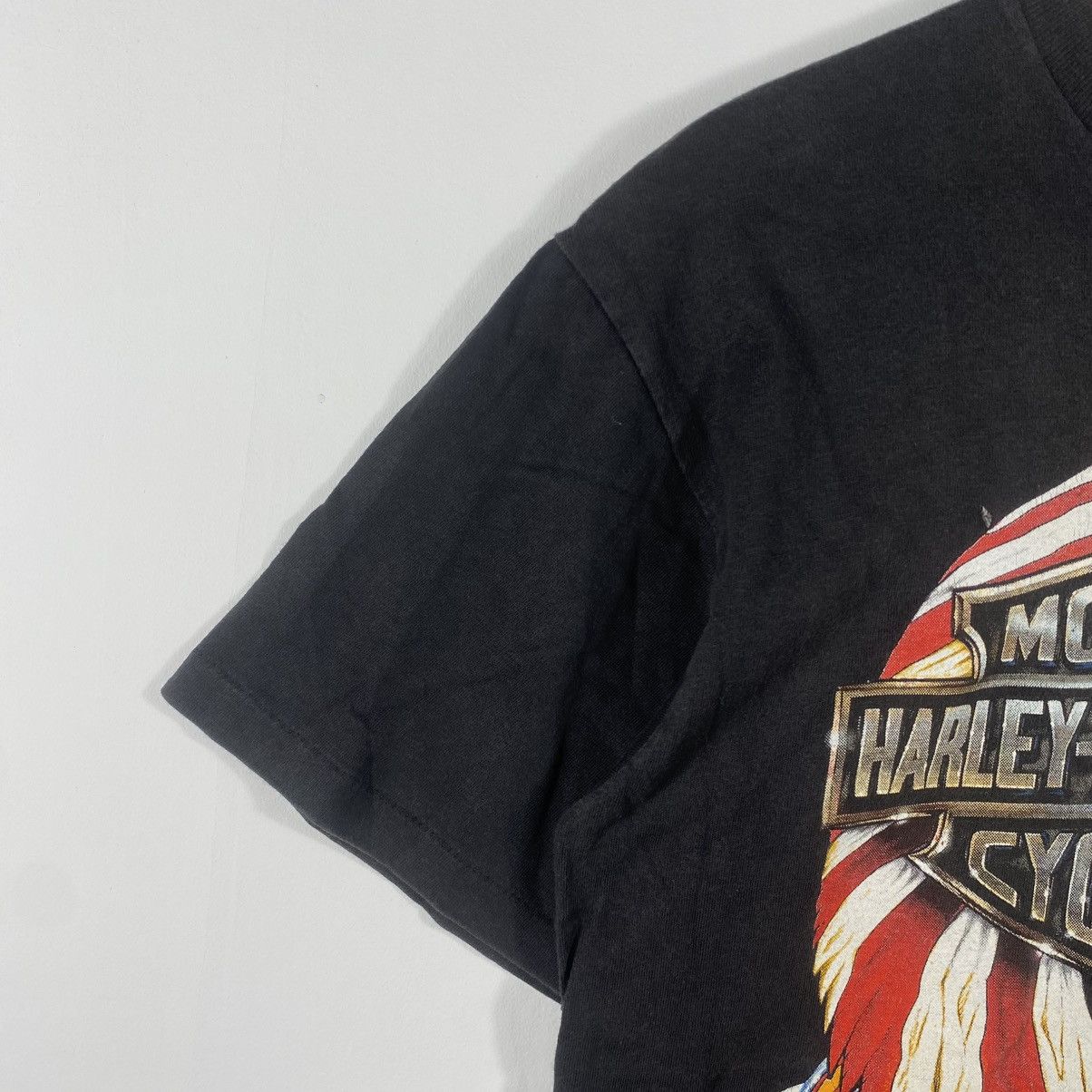 Harley Davidson Vintage 90's HARLEY DAVIDSON Motorcycles Pacific Tee Shirt Size US M / EU 48-50 / 2 - 4 Thumbnail