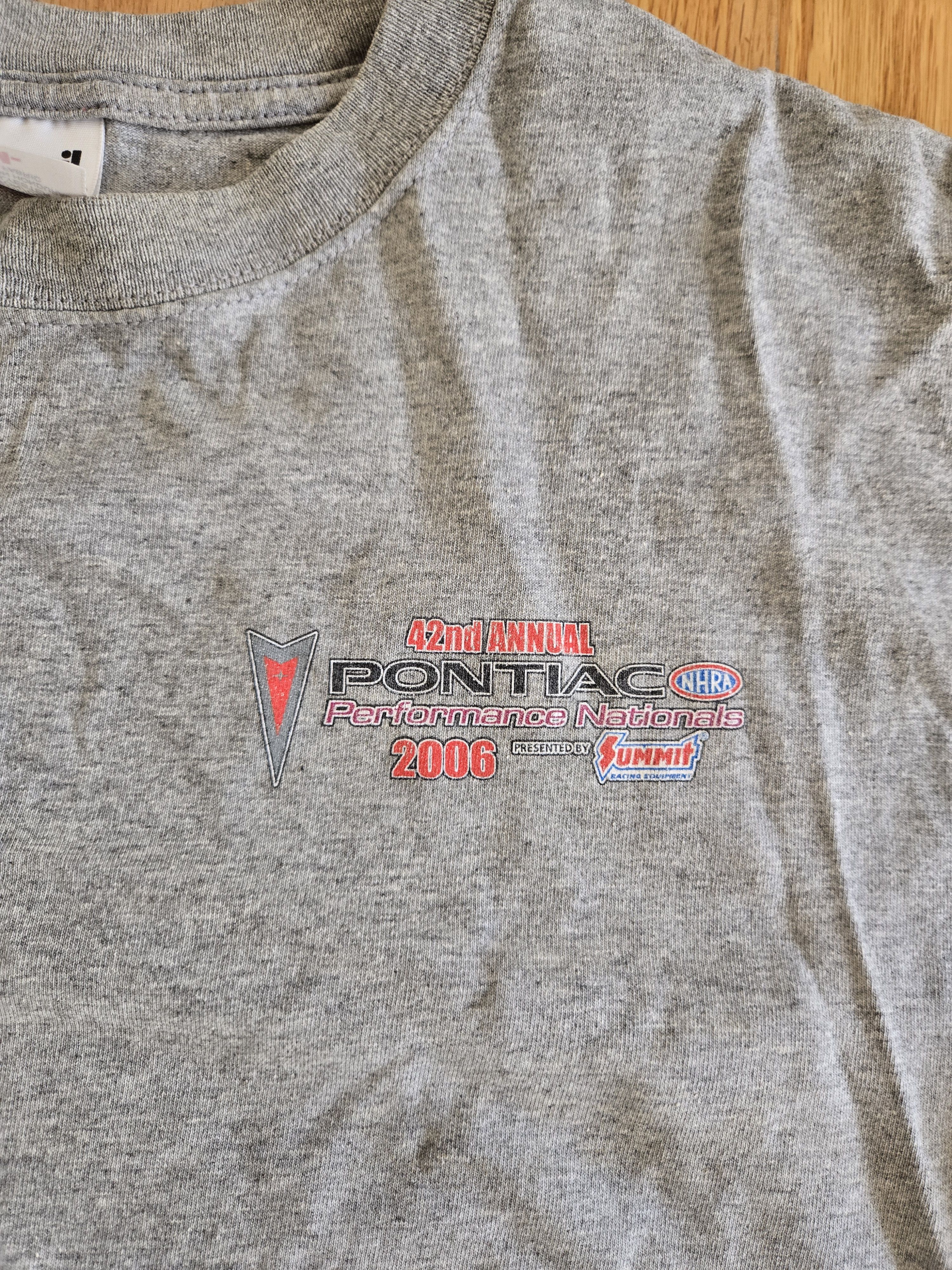 Anvil Vintage 2006 NHRA Pontiac Racing Tee Columbus Ohio Size US M / EU 48-50 / 2 - 2 Thumbnail