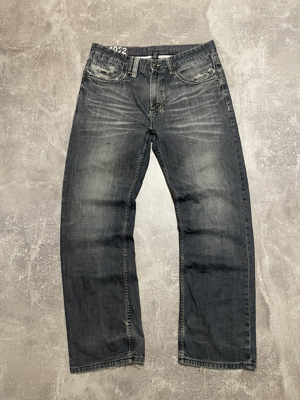 Ecko Unltd. Vintage Ecko Unlimited Buggy Distressed Rap Denim Jeans Size US 34 / EU 50 - 15 Thumbnail