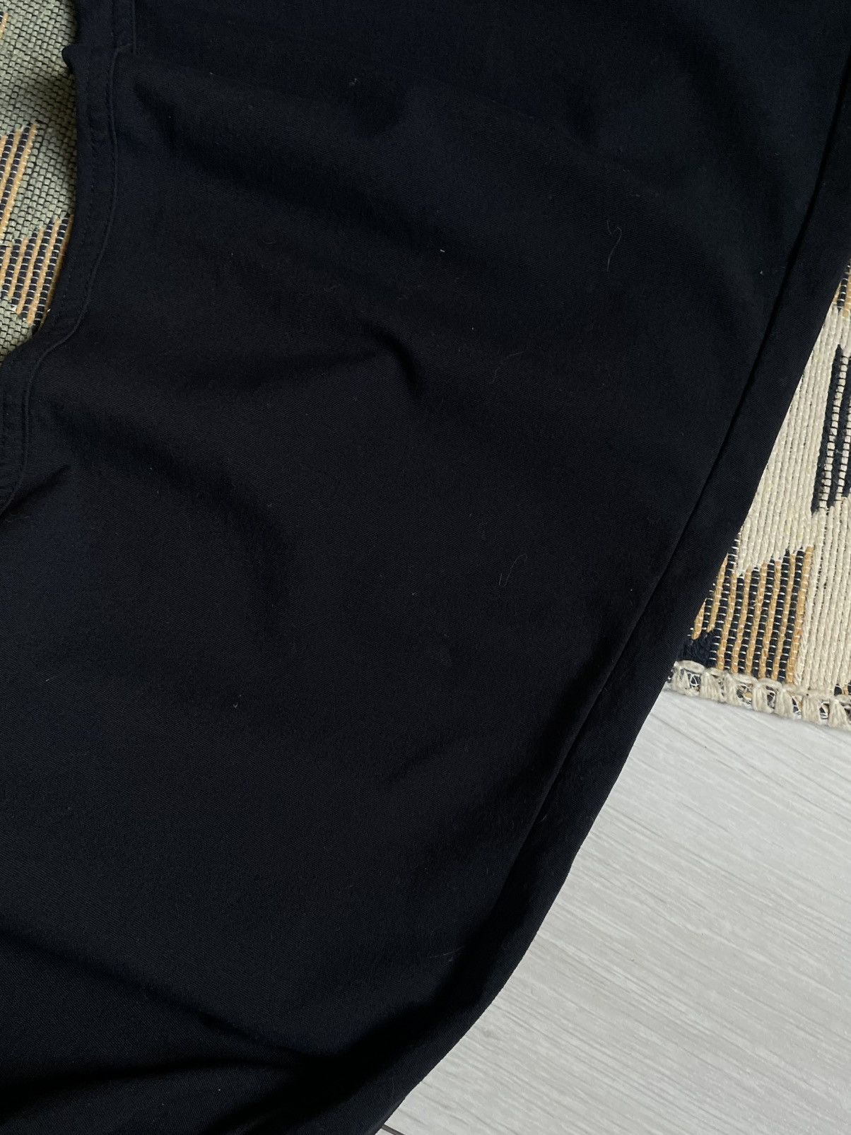 Nike × Vintage Vintage Nike Nylon Drill Black Jogger Pants Size US 34 / EU 50 - 9 Thumbnail