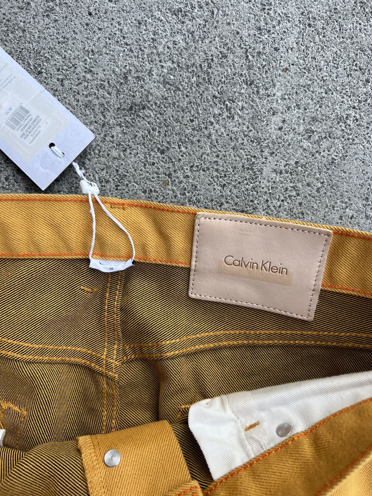 Calvin Klein × Heron Preston Heron Preston Calvin Klein Orange 2.0 Jeans Size US 30 / EU 46 - 6 Thumbnail