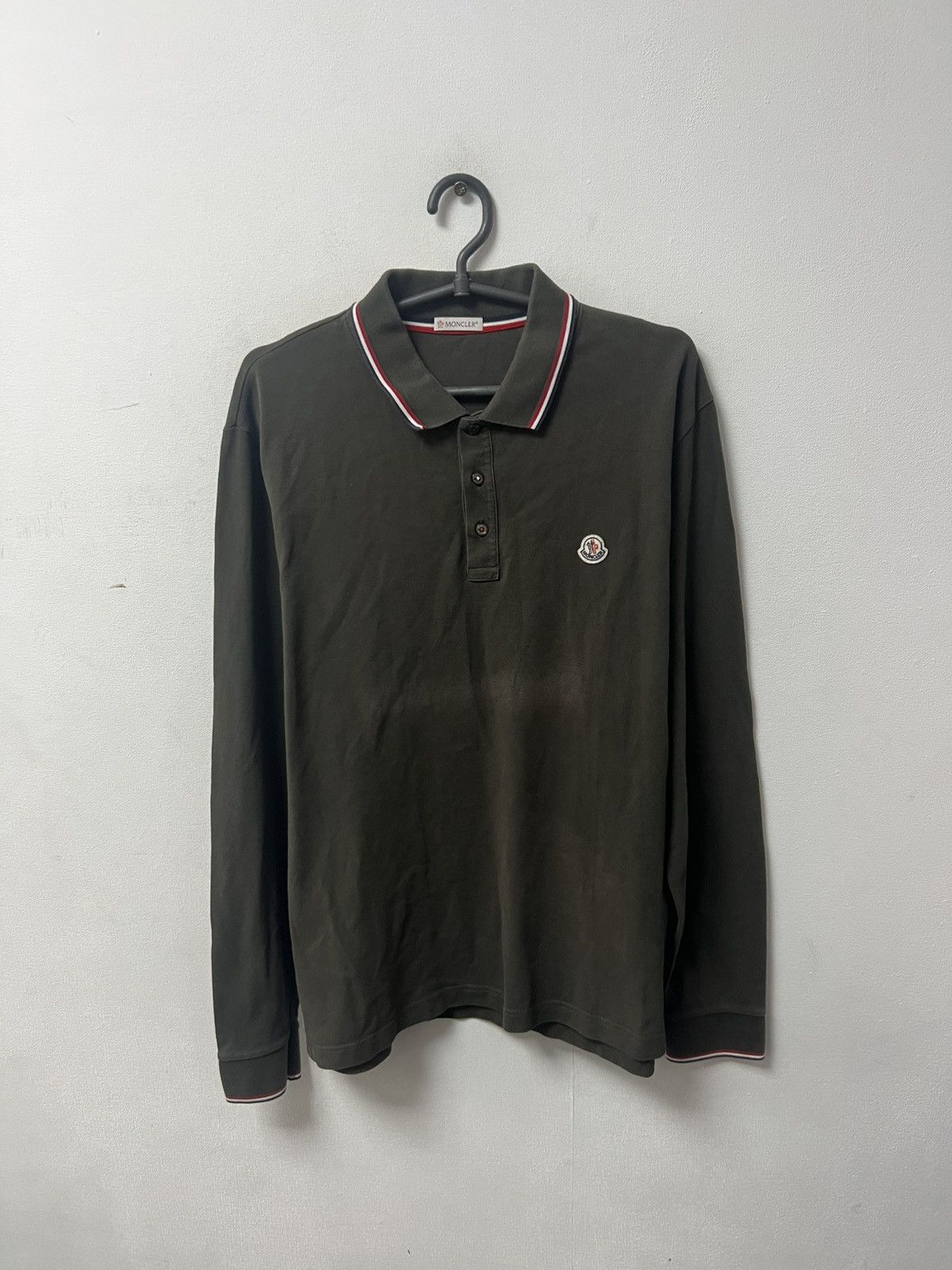 Moncler Moncler Longsleeve Shirt Green Luxury Size XXL XL Size US XXL / EU 58 / 5 - 1 Thumbnail