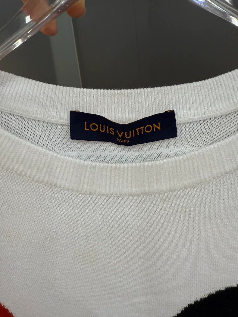 Louis Vuitton Louis Vuitton Clown Graffiti Knit Short Sleeve Size US L / EU 52-54 / 3 - 2 Thumbnail