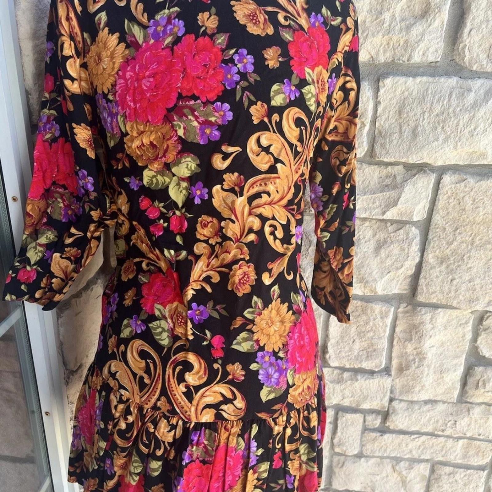 Other Vintage 80s floral blouse floral #80sfashion Size S / US 4 / IT 40 - 2 Thumbnail