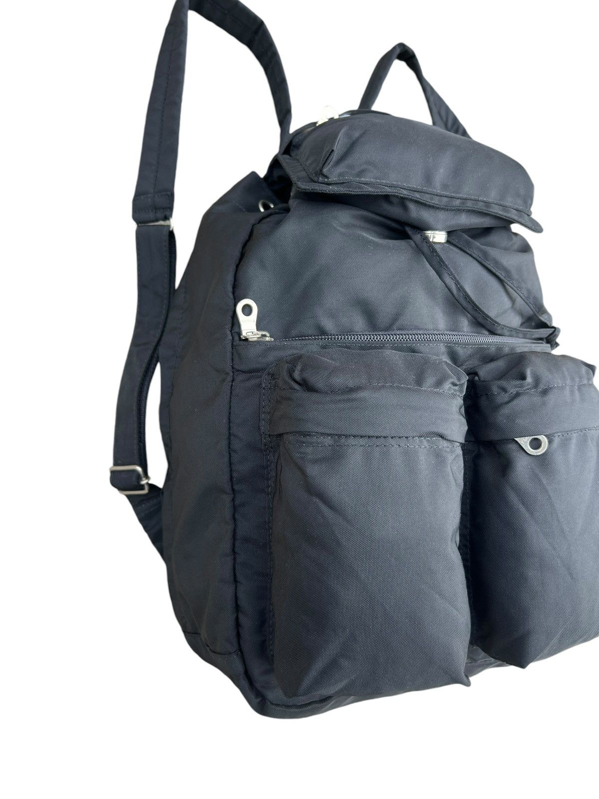 Vintage Vintage 90s Y’saccs Yohji Yamamoto Cargo Backpack Bag Size ONE SIZE - 9 Thumbnail