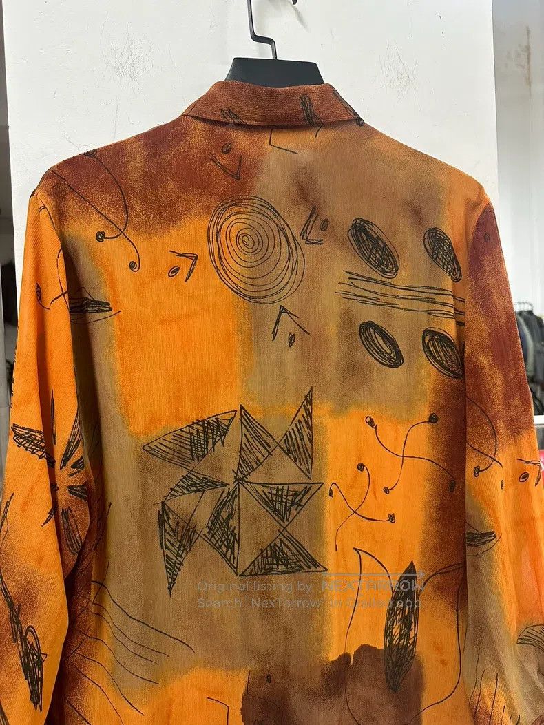 Comme des Garcons Comme Des Garcons Graffiti Dyed Shirt Size M / US 6-8 / IT 42-44 - 5 Thumbnail