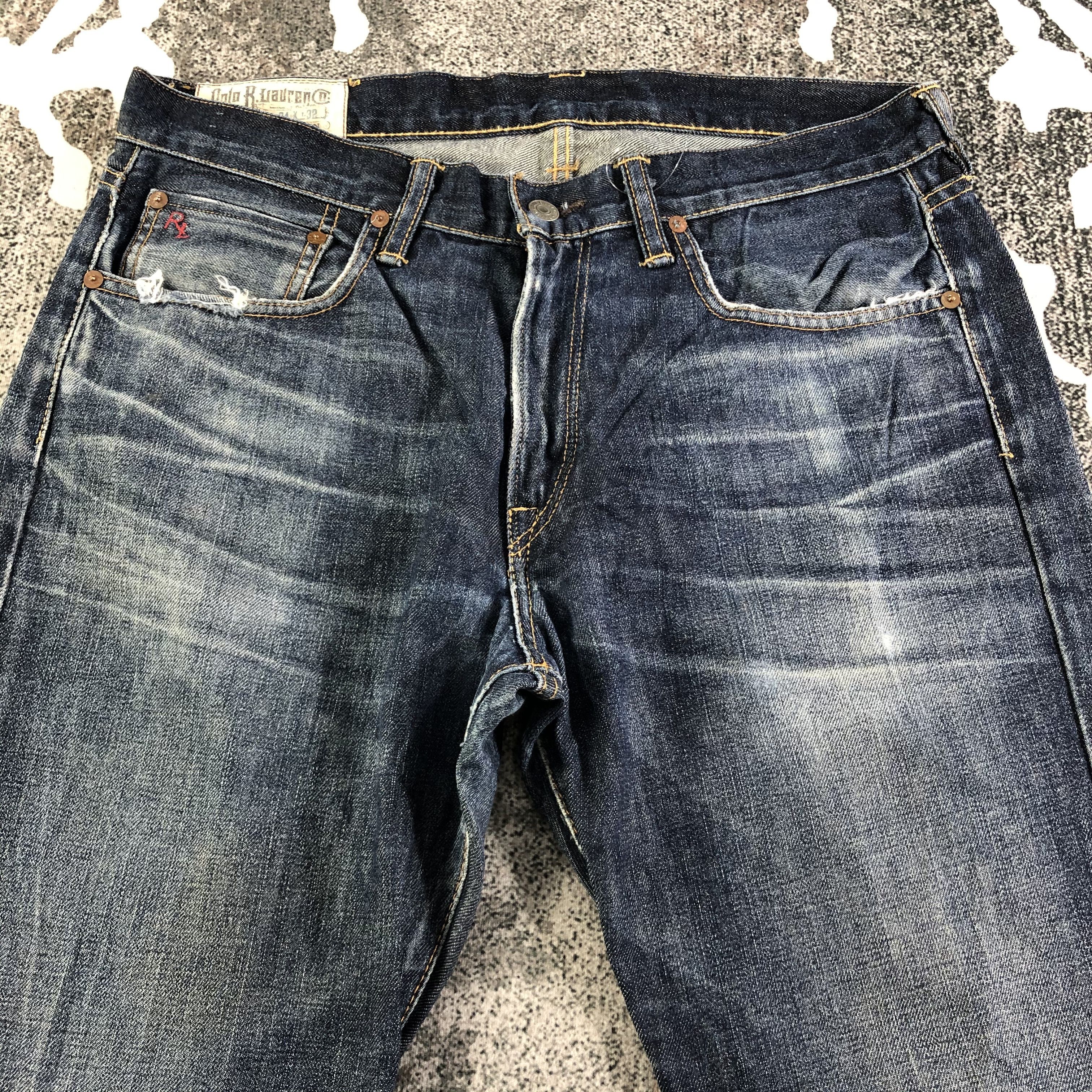 Polo Ralph Lauren Polo Ralph Lauren Jeans Faded Blue Denim KJ1938 Size US 34 / EU 50 - 3 Thumbnail