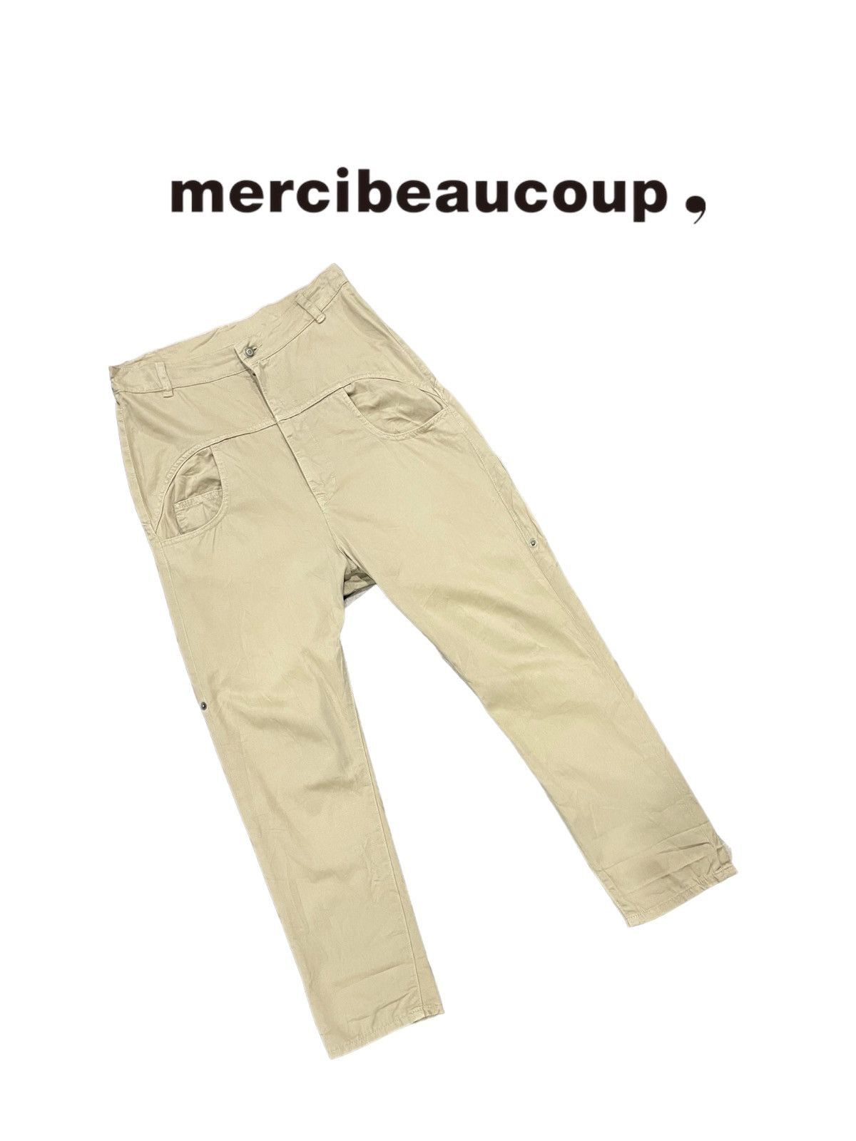 Issey Miyake Jevous Enprie Mercibeaucoup Drop Crotch Pants Size US 30 / EU 46 - 6 Thumbnail