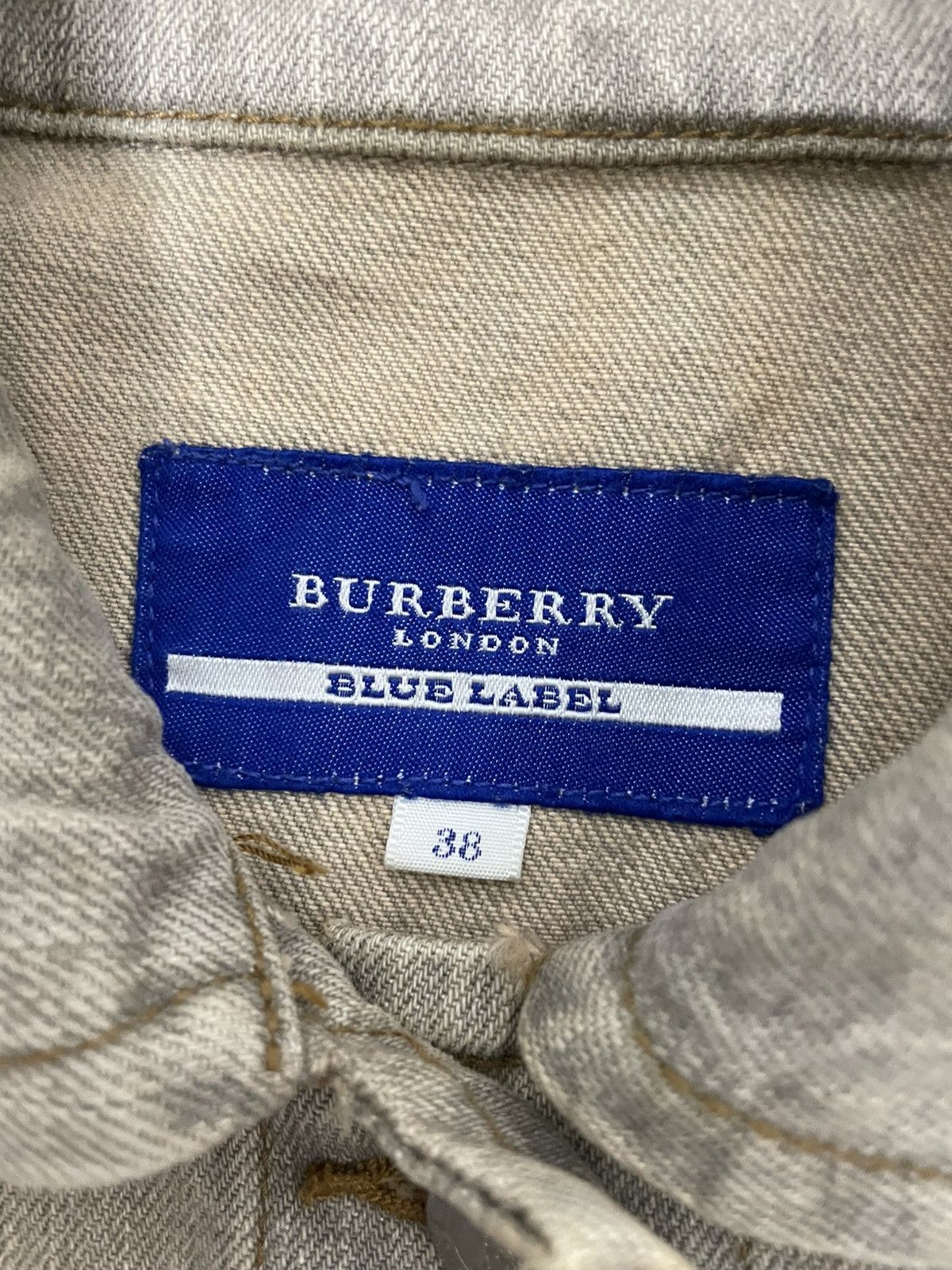 Burberry Vintage Burberry Denim Jacket Size S / US 4 / IT 40 - 9 Thumbnail