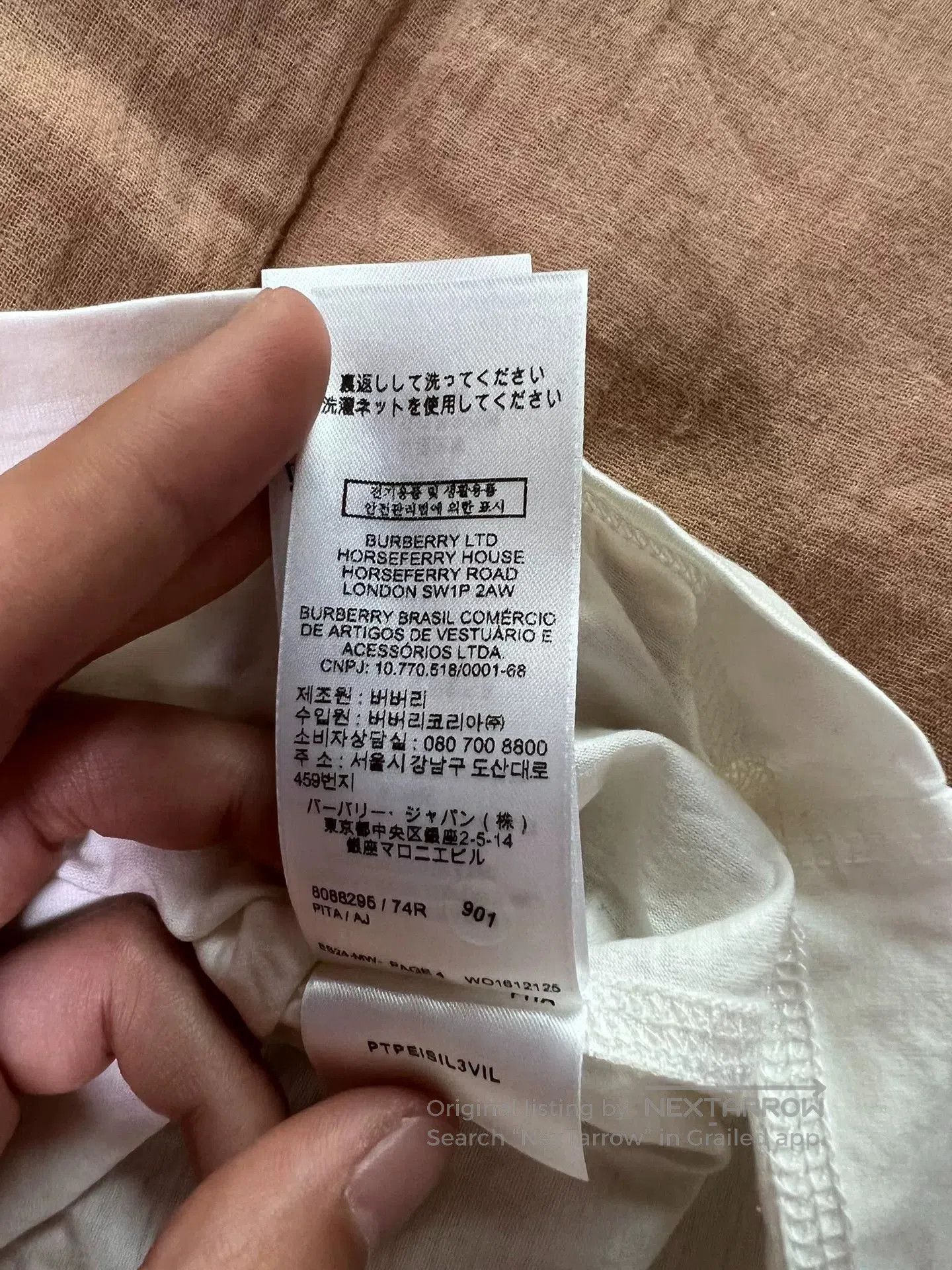 Burberry Burberry Men's Short Sleeve T. Size US M / EU 48-50 / 2 - 6 Thumbnail