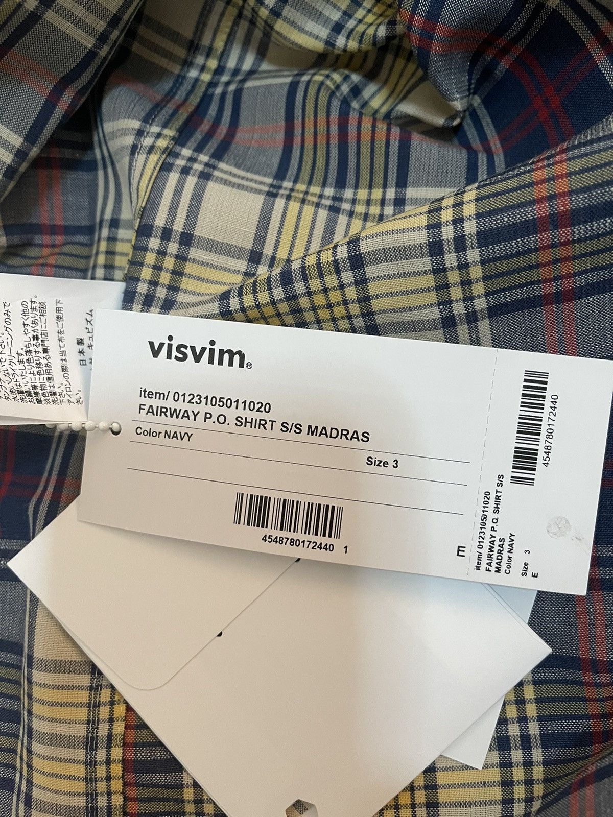 Visvim Visvim Fairway P.O. Shirt S/S Madras Size US M / EU 48-50 / 2 - 9 Thumbnail