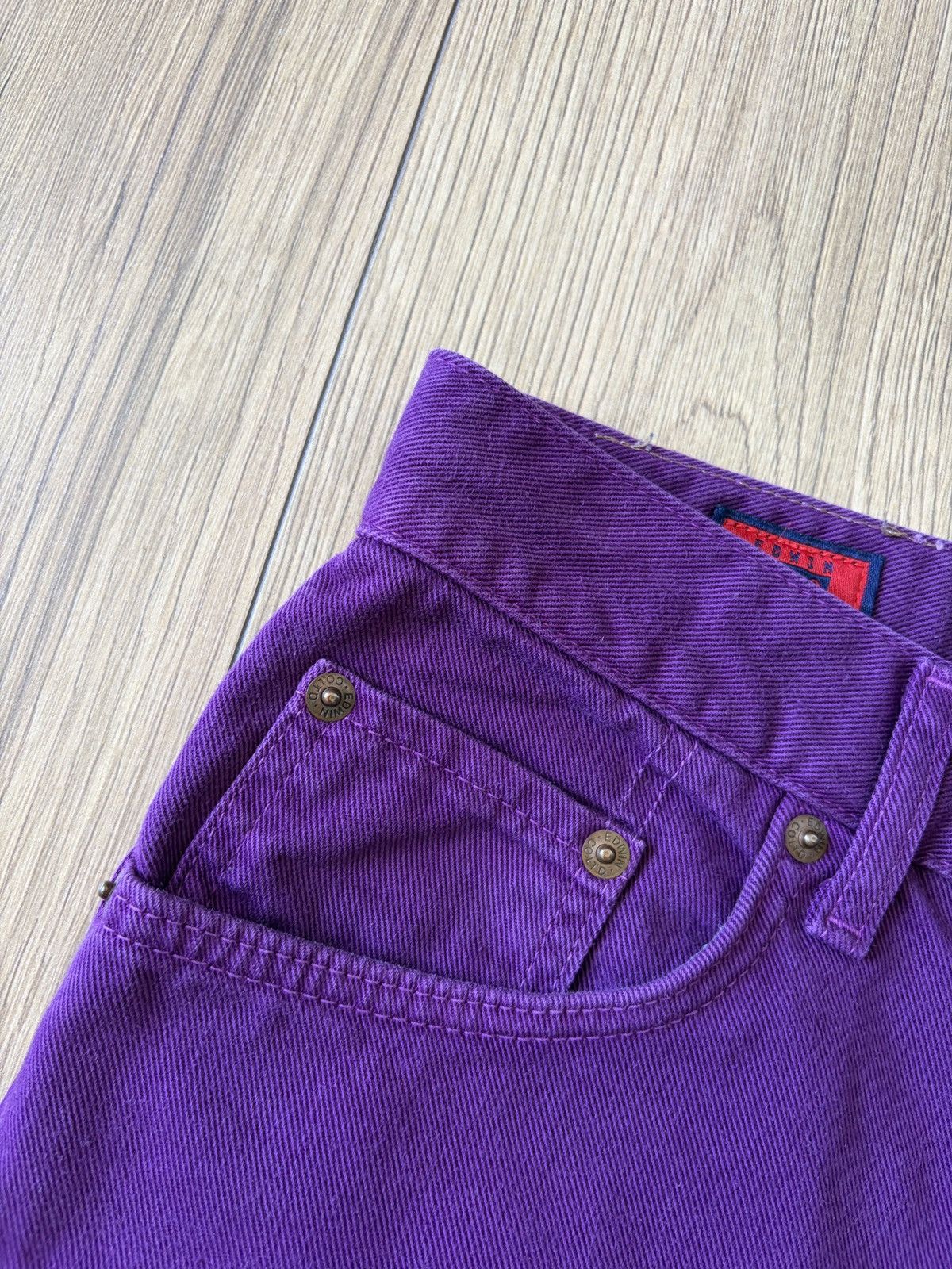 Edwin EDWIN 503 Regular Violet Purple Denim Jeans Size US 31 - 4 Thumbnail