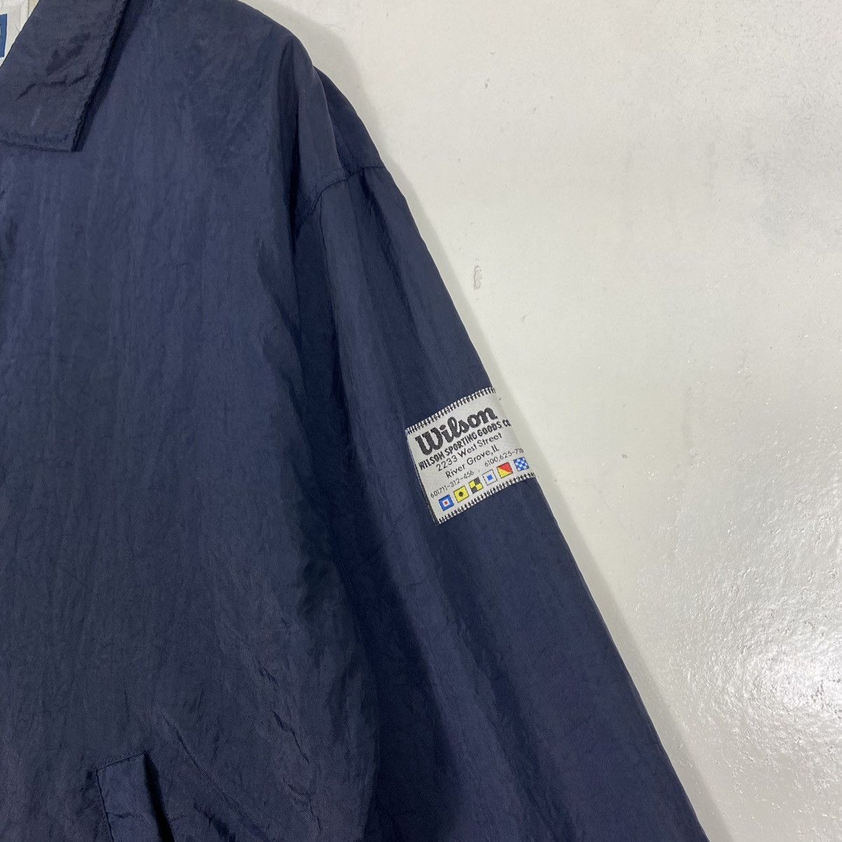 Wilson Vintage 90s Wilson Light Zipper Jacket Size US M / EU 48-50 / 2 - 8 Thumbnail