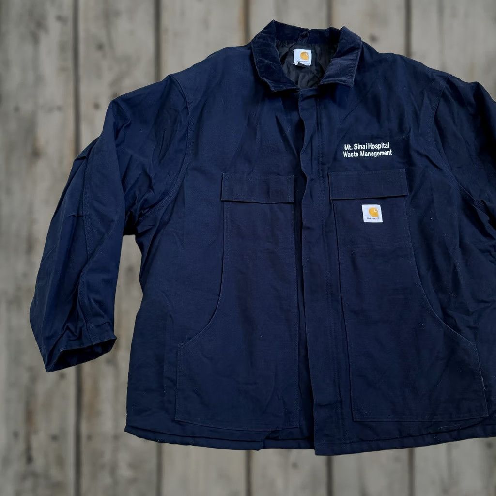 Carhartt VINTAGE Carhartt Jacket Coat Workwear Bomber Quilt Lined 4XL Dark Blue C003 DNY Men’s Size 4XL Size US XXL / EU 58 / 5 - 1 Thumbnail