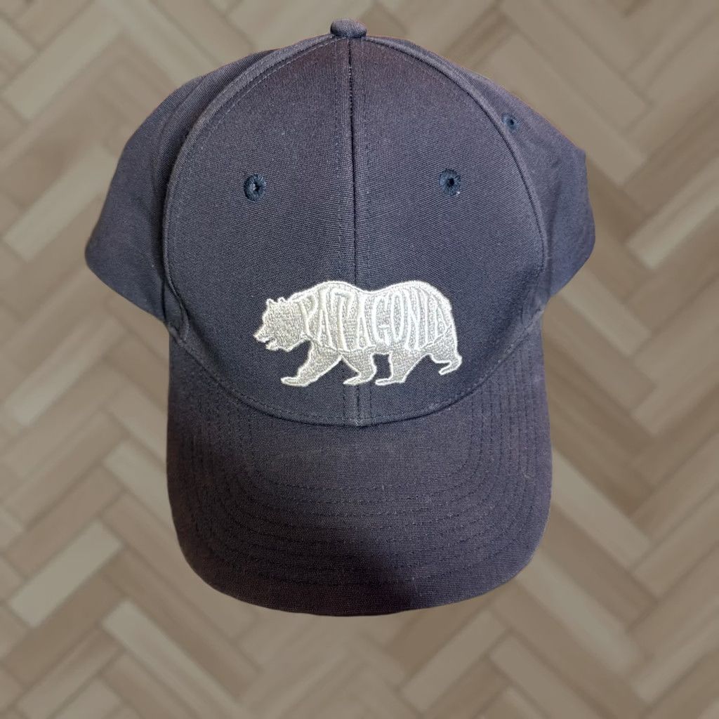 Patagonia Patagonia Hat Cap Mens One Size Bear Embroidered Outdoors Baseball Cap Adjustable Canvas Cotton Gray out of stock Size ONE SIZE - 1 Thumbnail