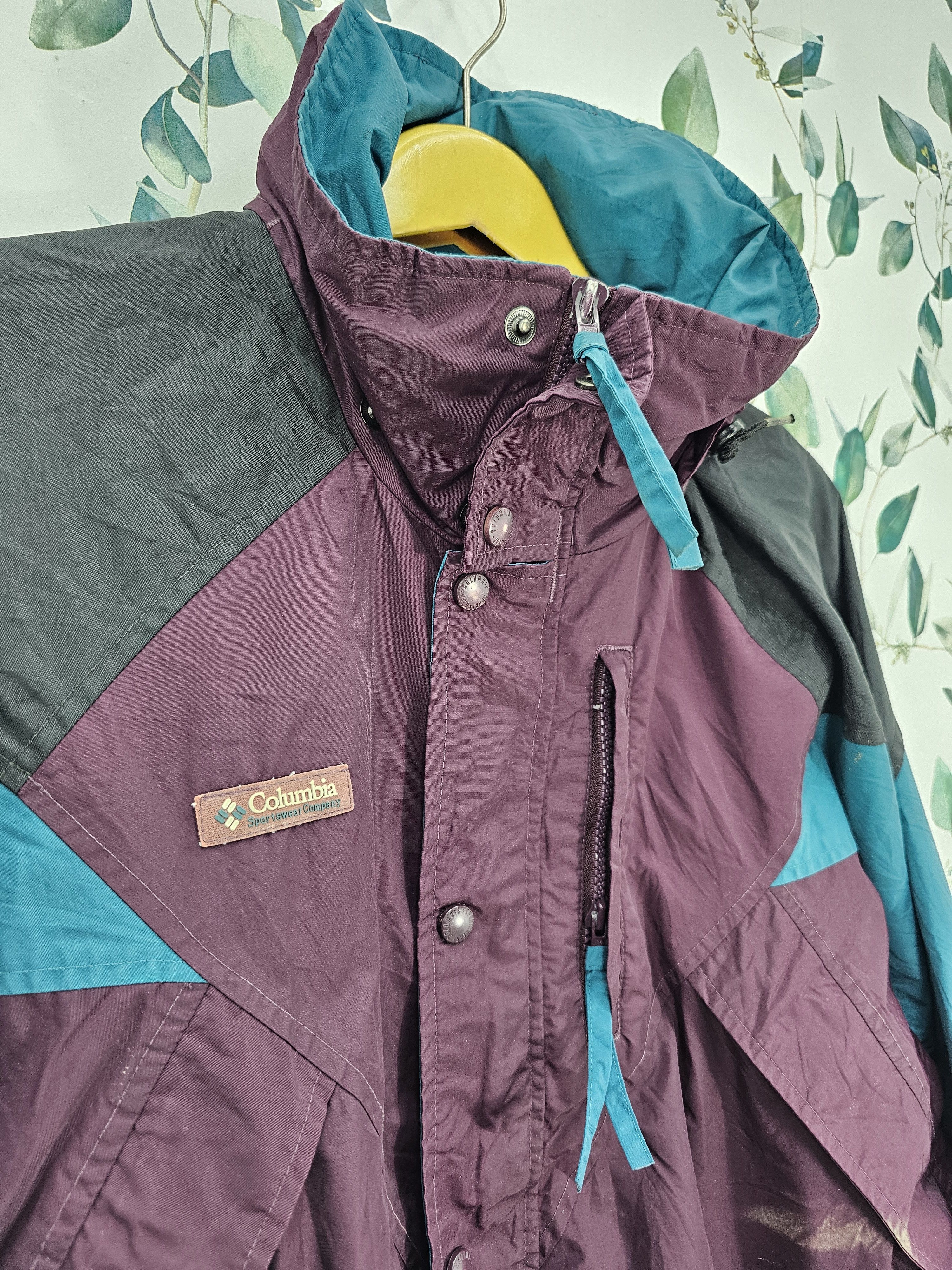 Columbia Vtg COLUMBIA Hunting Outdoor Hiking Windbreaker Jacket J0107 Size US L / EU 52-54 / 3 - 7 Thumbnail