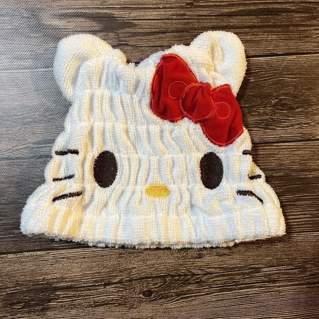Anime × Japanese Brand Vintage 90s Hello Kitty Drip Japan Beanie Drill Size ONE SIZE - 1 Thumbnail