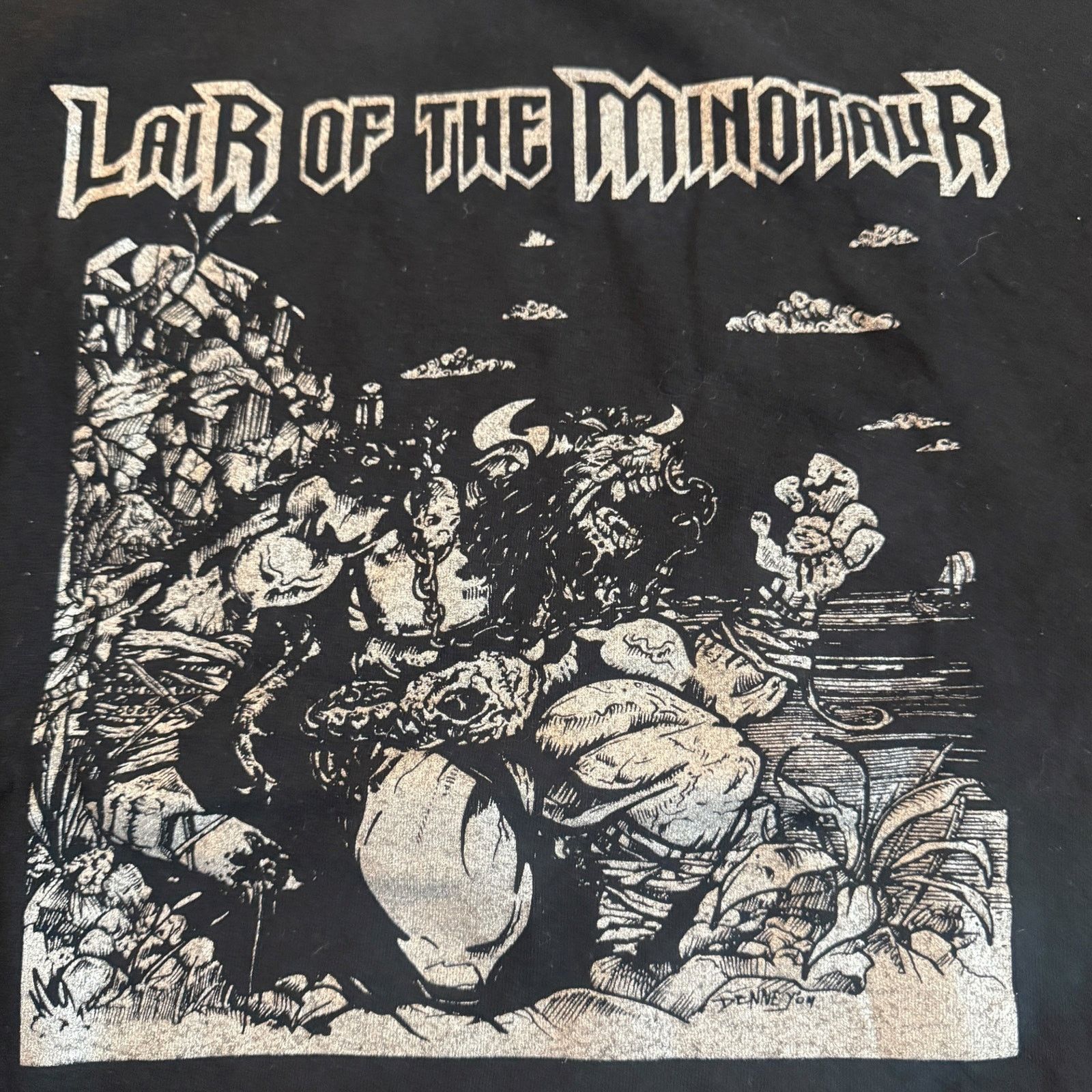 Other Lair Of The Minotaur Band Self Titled Vintage T-Shirt Size M Size US M / EU 48-50 / 2 - 2 Thumbnail