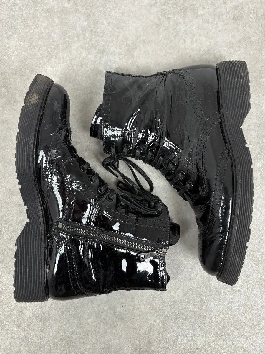 Prada 2000s Prada Black Satin Leather Classy Boots Size US 9 / EU 42 - 4 Thumbnail