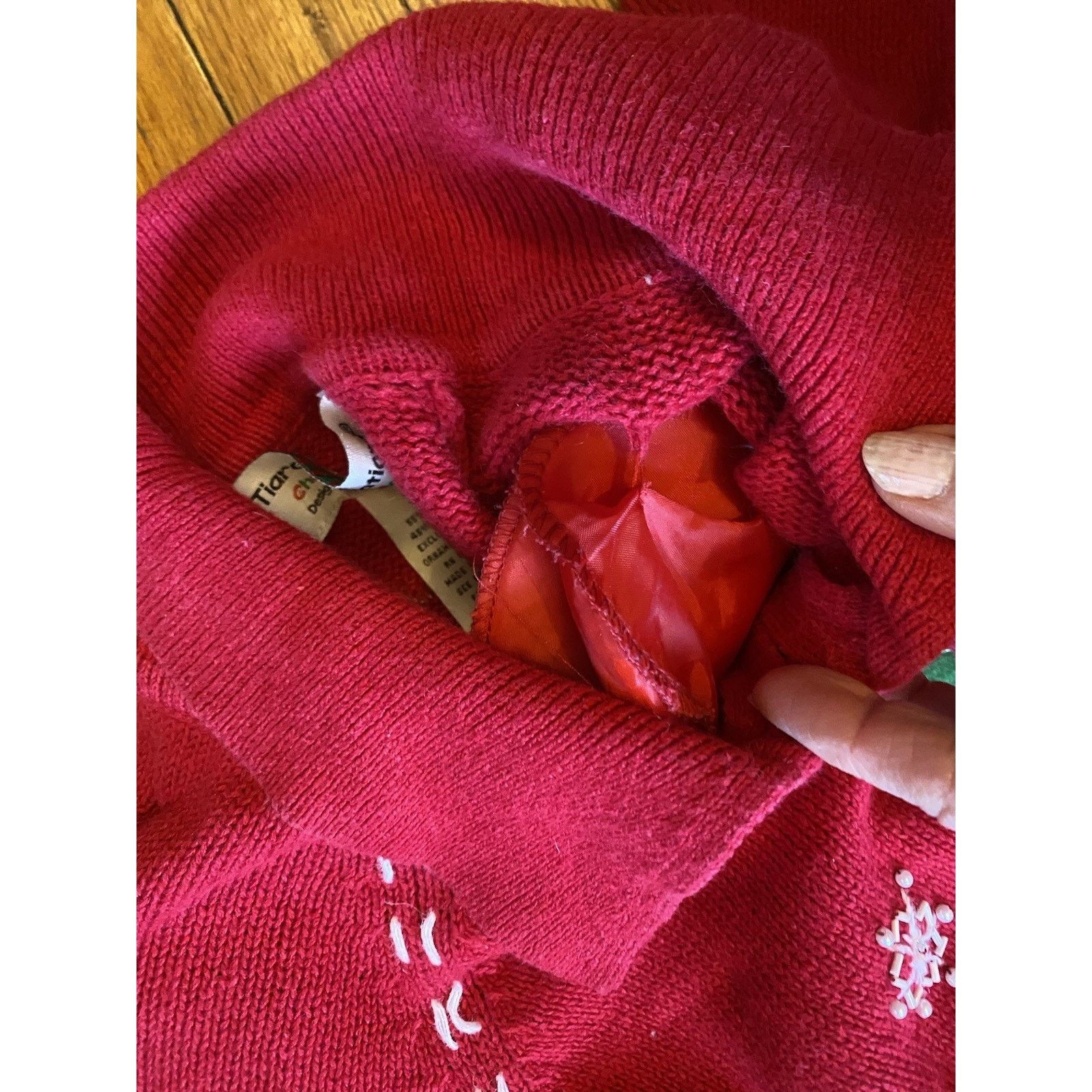 Vintage VTG Tiara Collection Snowmen Zip Cardigan Sweater Women’s XL Size XL / US 12-14 / IT 48-50 - 3 Thumbnail
