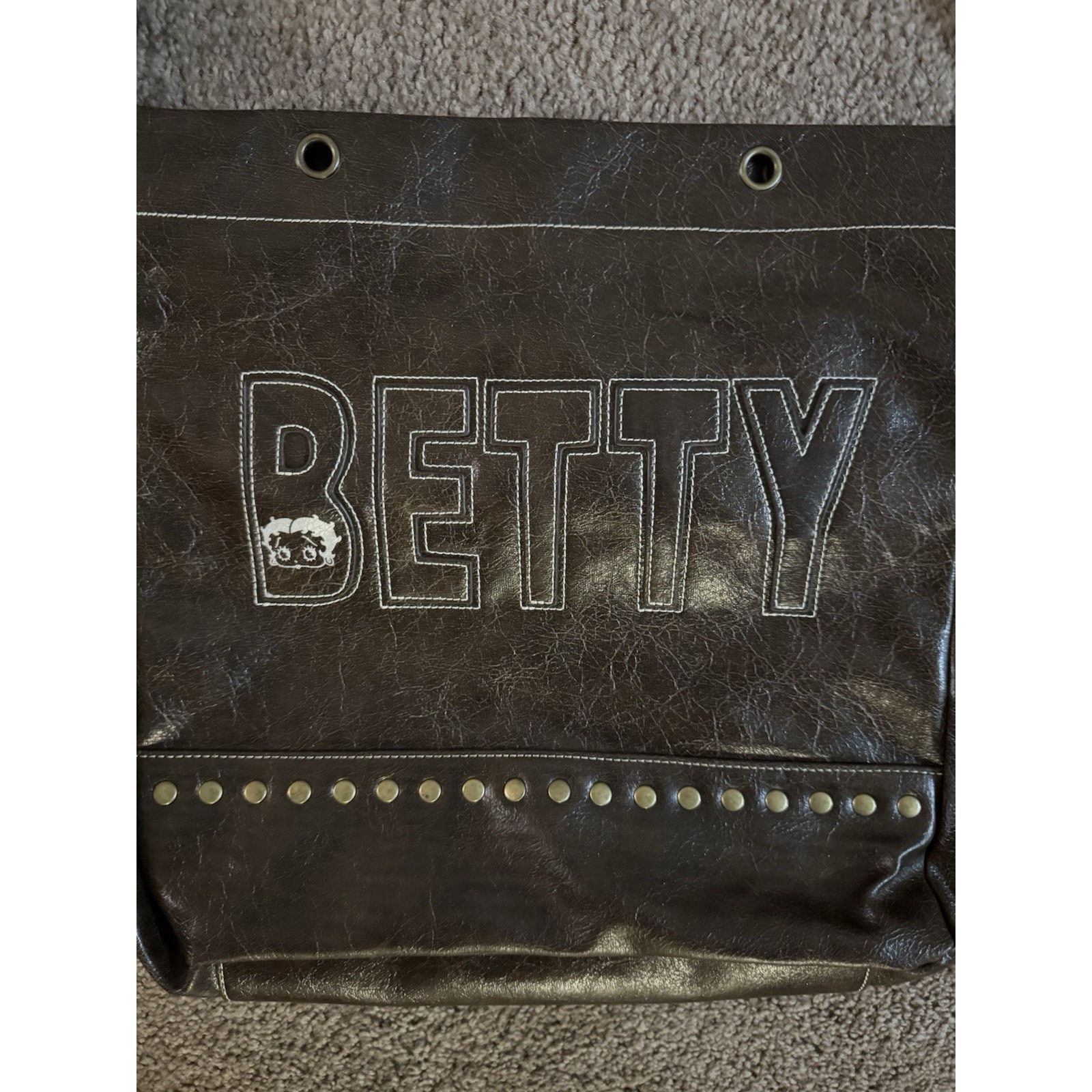 Other Vintage 2000s Y2K 2004 Betty Boop Leather Bag Size ONE SIZE - 2 Thumbnail