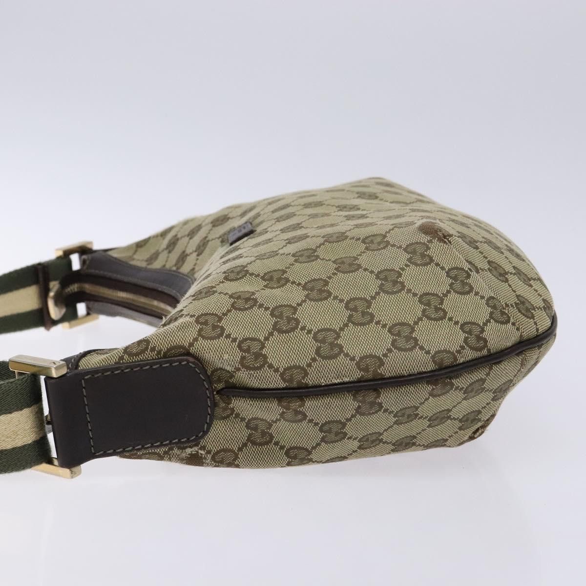 Gucci GUCCI GG Canvas Shoulder Bag Beige Gold Size ONE SIZE - 5 Thumbnail
