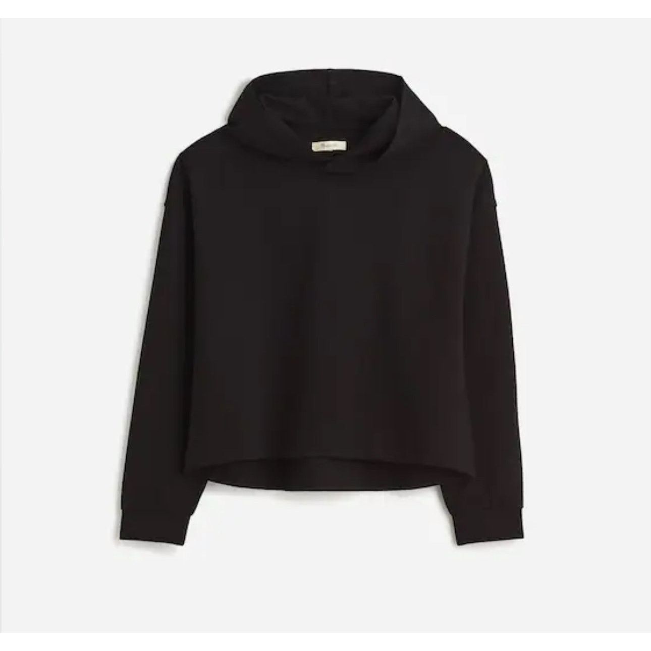 Madewell NWT Madewell Ponte Hoodie Sweatshirt In Black Size Medium Size M / US 6-8 / IT 42-44 - 1 Thumbnail
