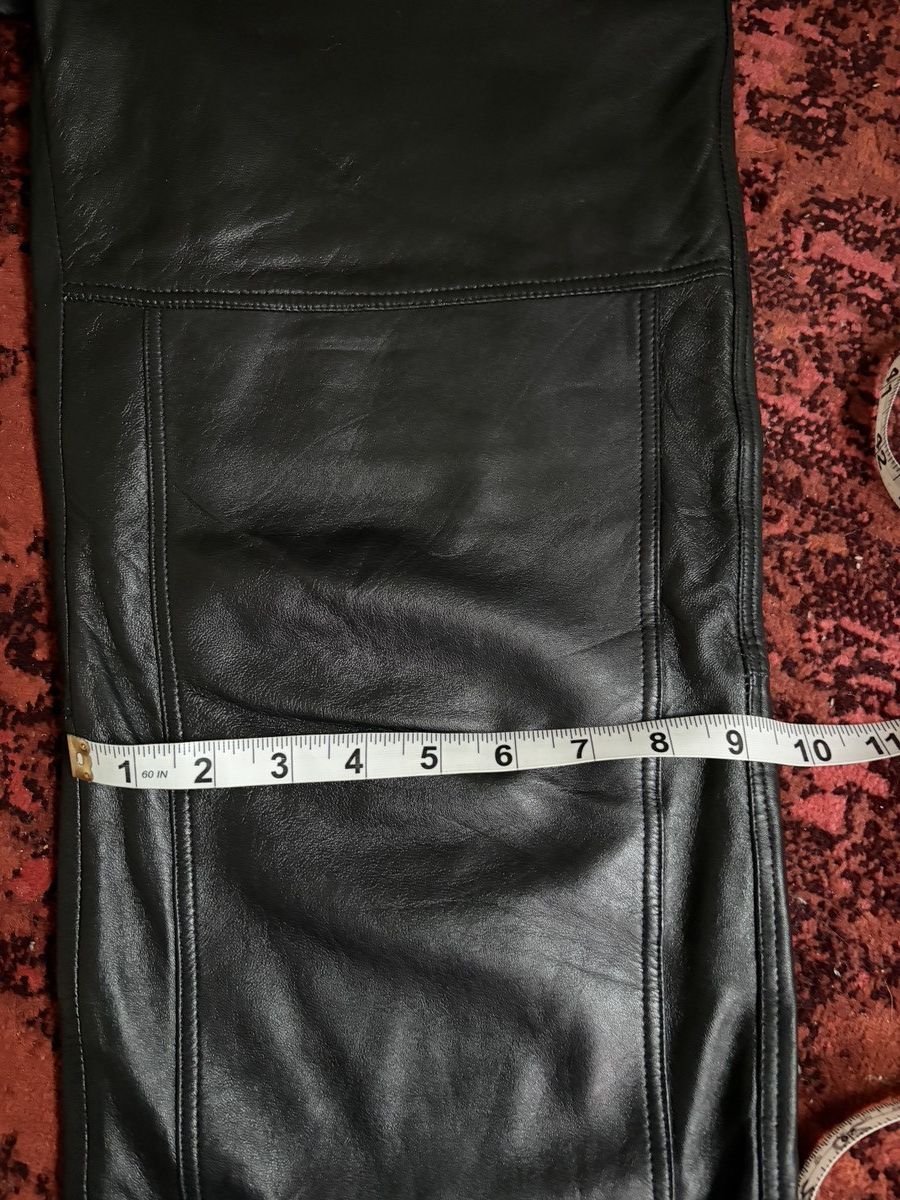 Versace Versace Leather Double Knee Pants Size US 32 / EU 48 - 5 Thumbnail