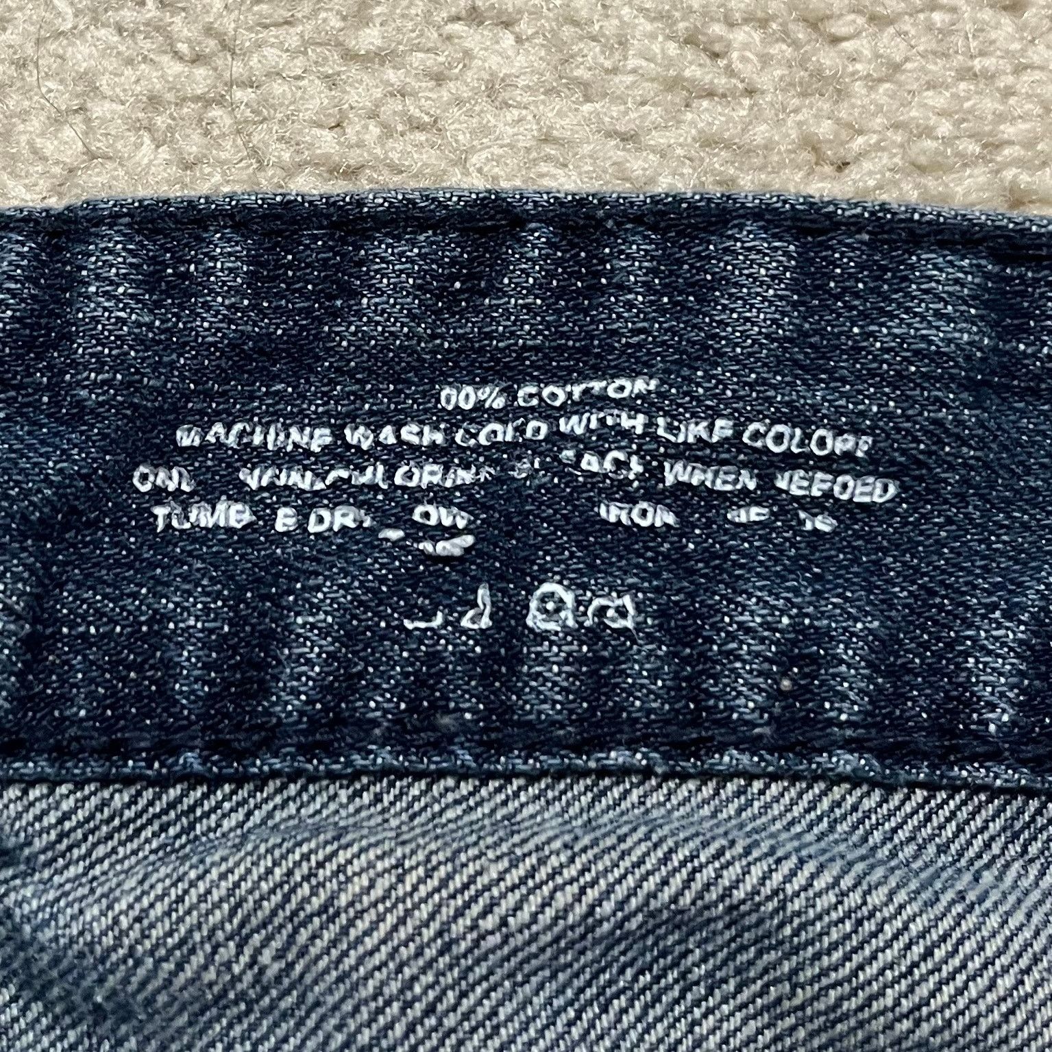 True Religion True Religion Y2K Baggy Skater Embroidered Dark Jeans 40x32 Size US 40 / EU 56 - 4 Thumbnail