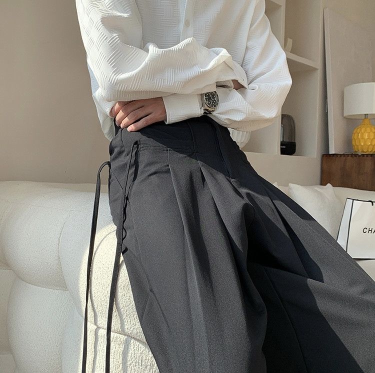 Japanese Brand Straight Baggy Loose Fit Trousers Casual Pants y2k Size US 30 / EU 46 - 4 Thumbnail