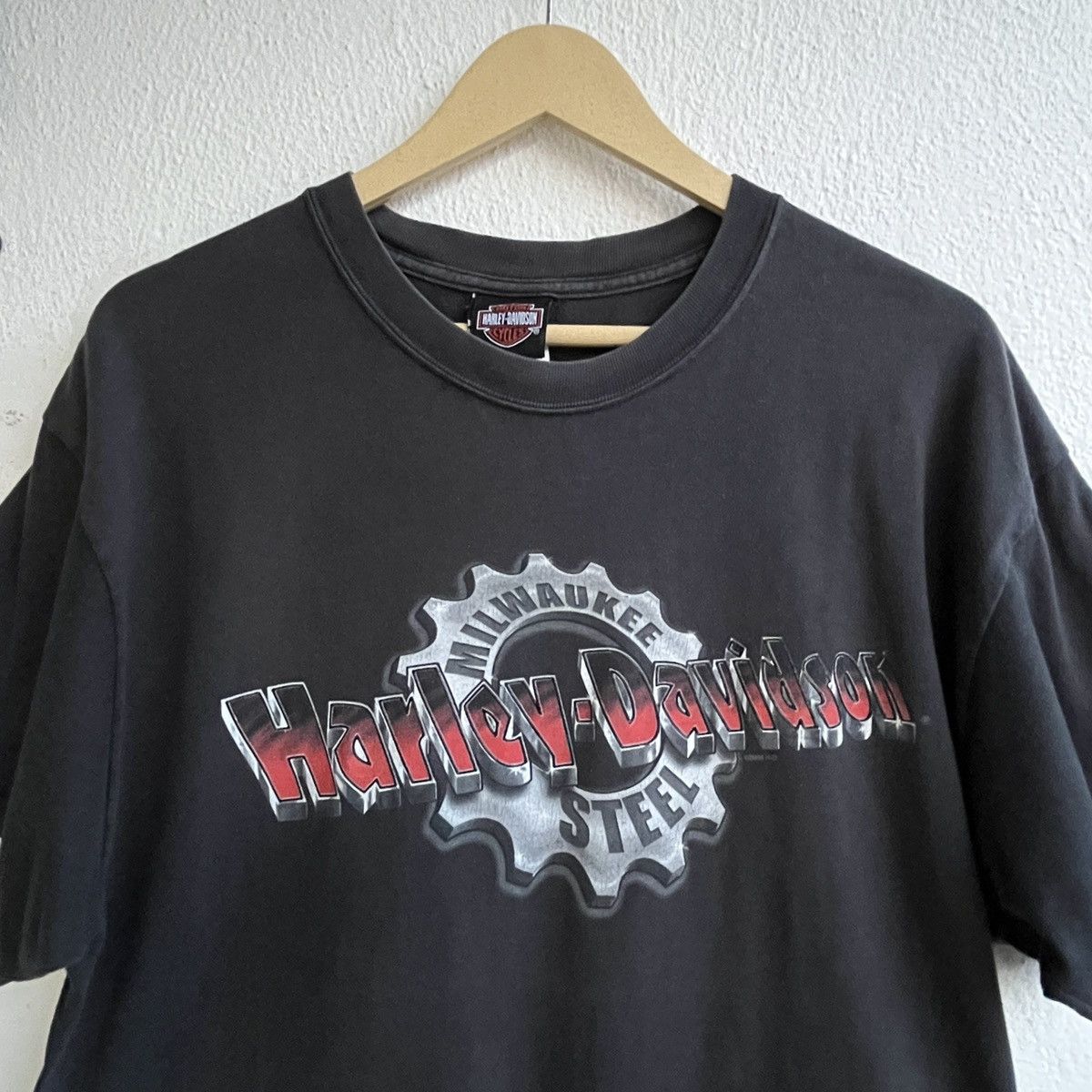 Harley Davidson Vintage Y2K Harley Davidson Barrigada Guam TShirt Size US L / EU 52-54 / 3 - 19 Thumbnail