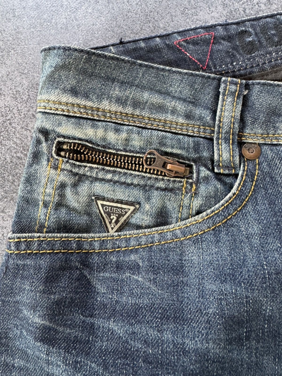 Hysteric Glamour 🔥Guess Distressed Flare Jeans 🔥 Size US 33 - 13 Thumbnail