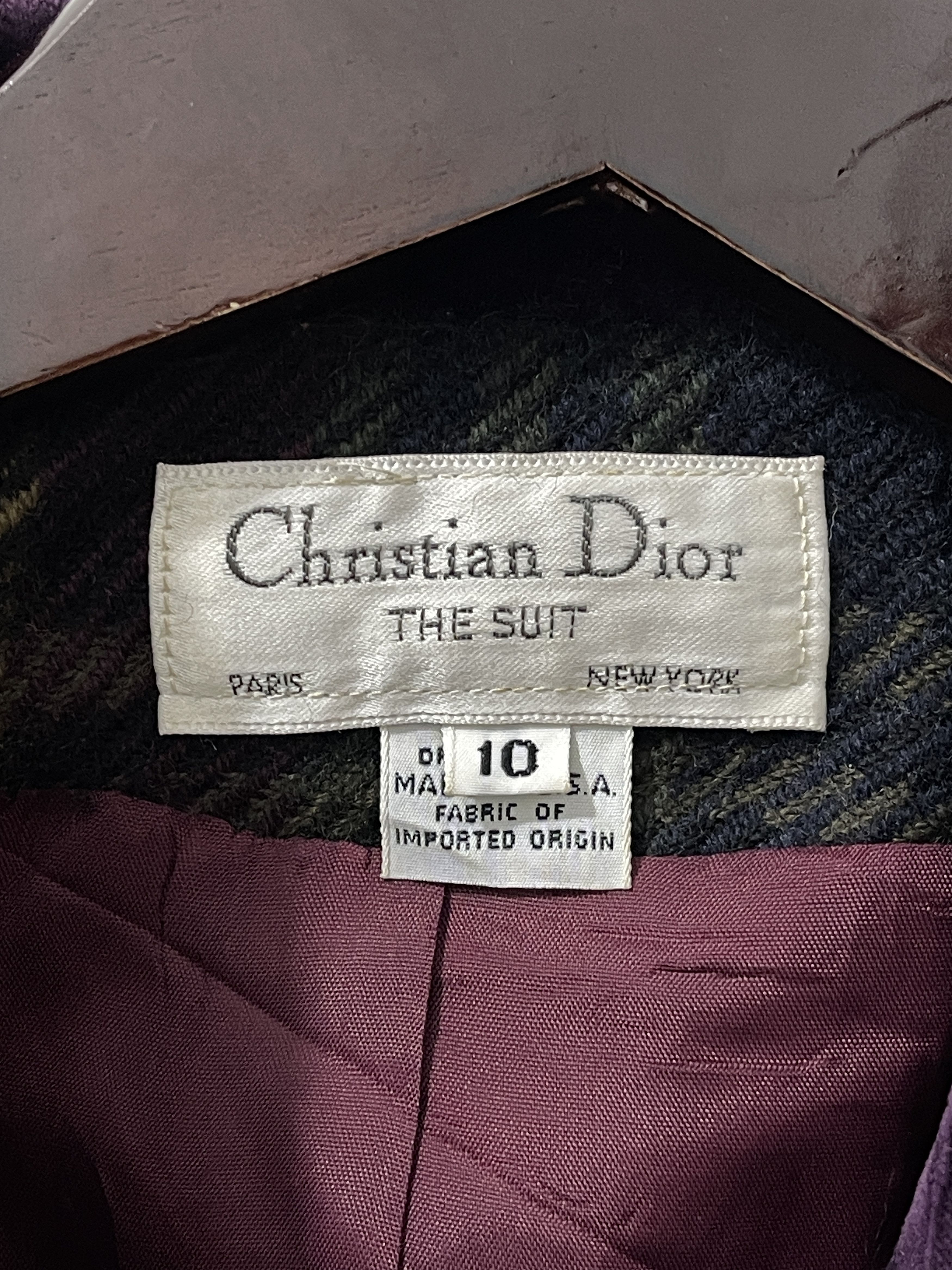 Christian Dior Monsieur Vintage Christian Dior The Suit Double Breast Wool Cropped Size 42R - 5 Thumbnail