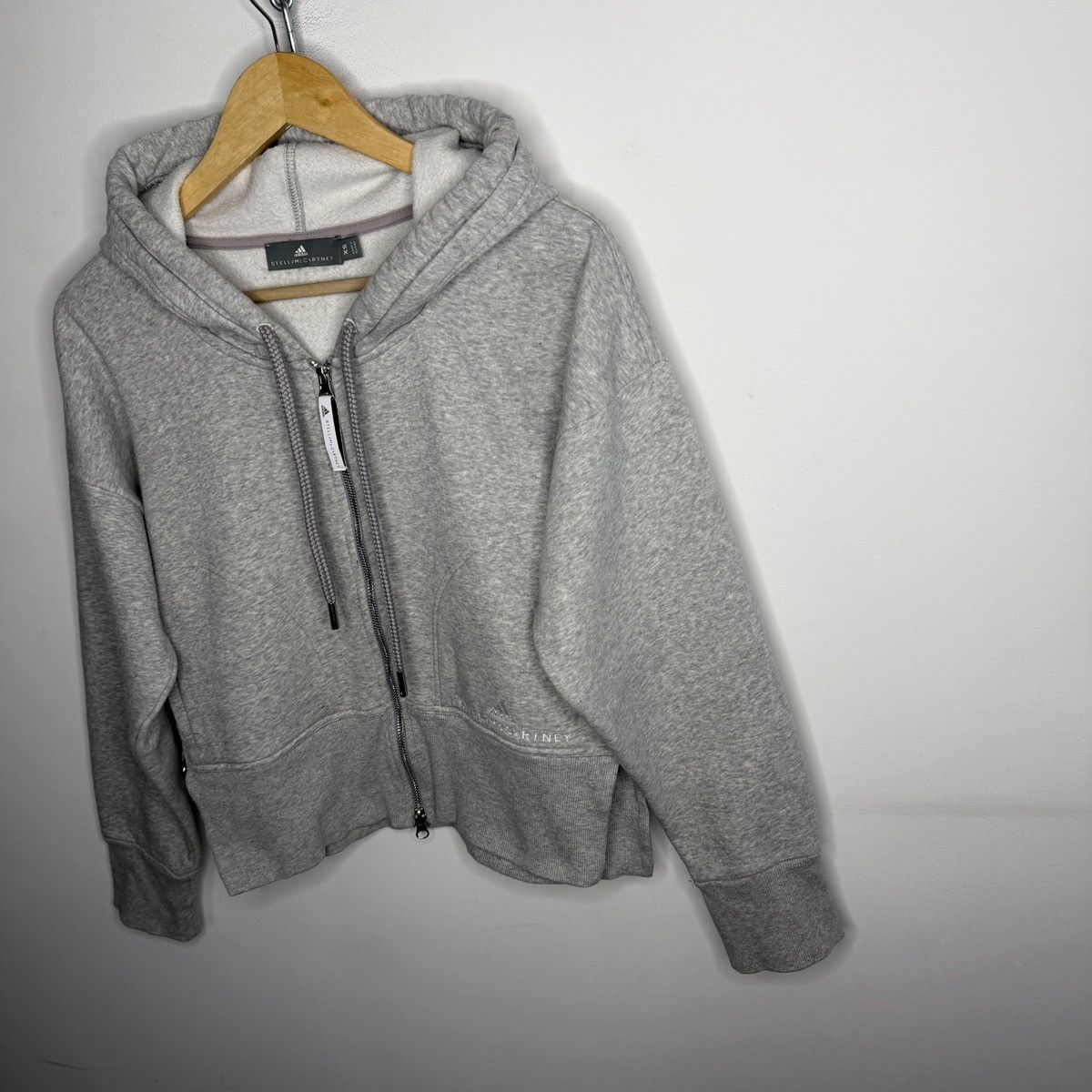 Adidas × Stella McCartney Adidas Stella McCartney Hoodie Boxy Crop Sweatshirt Y2K Size XS / US 0-2 / IT 36-38 - 2 Thumbnail