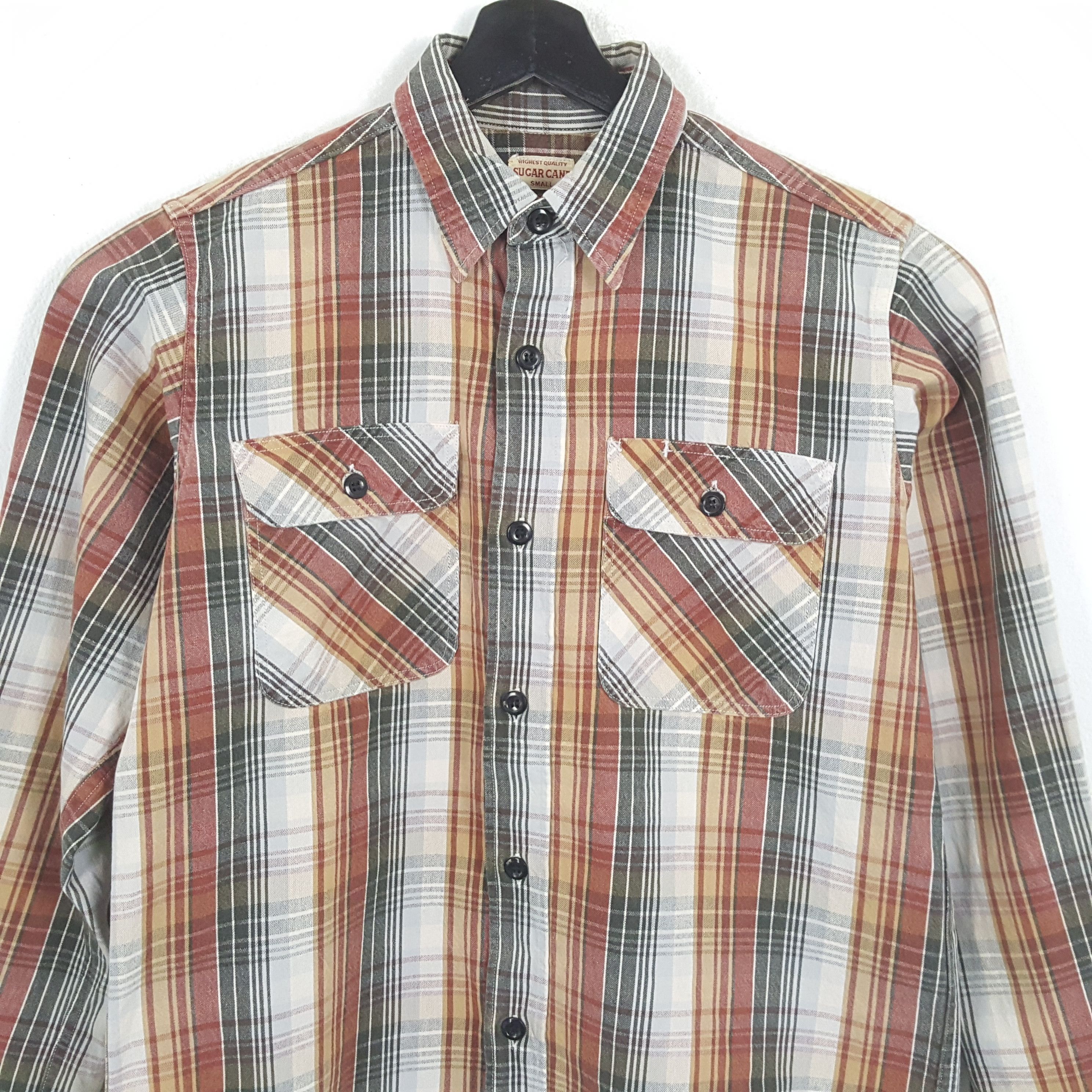 Japanese Brand × Sugar Cane × Vintage SUGAR CANE Japanese Brand Casual Style Shirt Size US S / EU 44-46 / 1 - 2 Thumbnail