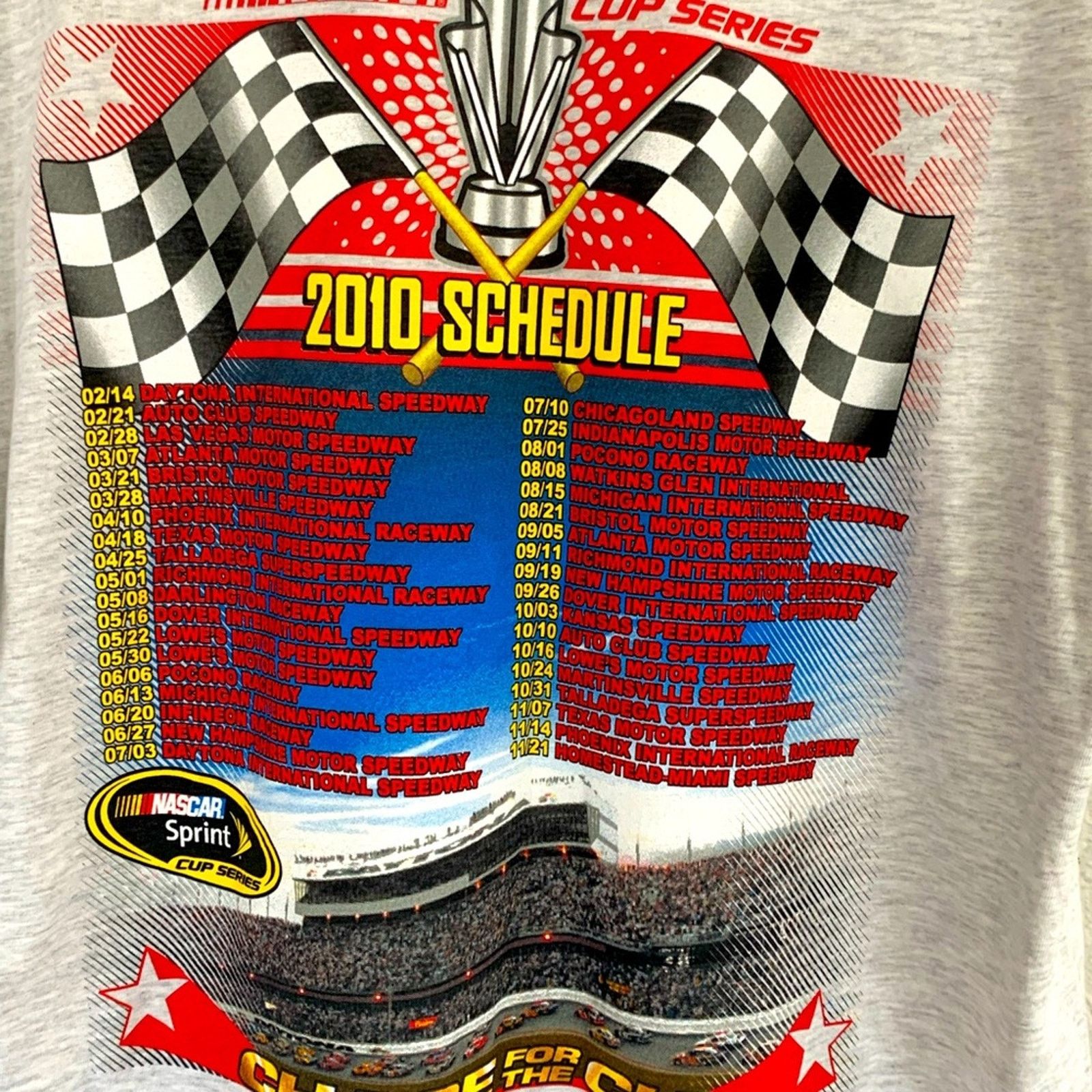 NASCAR MENS DAYTONA 500 OFFICIAL RACE SHIRT XL AWESOME MEGA PRINTS Size US XL / EU 56 / 4 - 5 Thumbnail