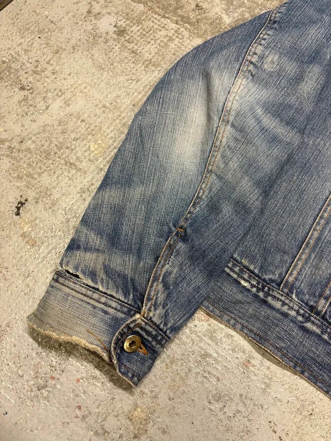 Dolce & Gabbana × Vintage 2000s Dolce & Gabbana Faded Blue Denim Jacket Size US XS / EU 42 / 0 - 6 Thumbnail