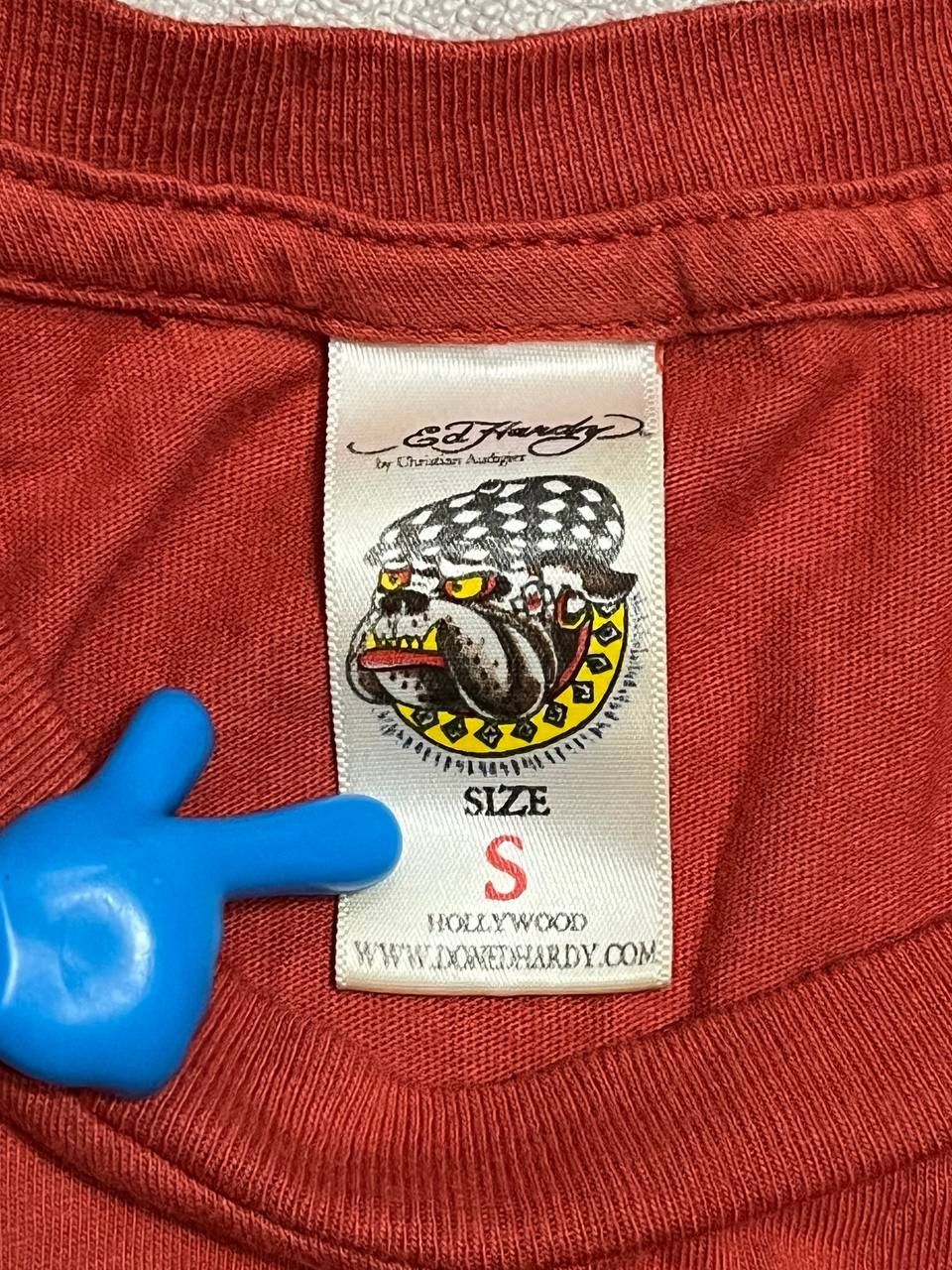 Ed Hardy Vintage Ed Hardy Women`s Red Logo Print T Shirt Size S Size S / US 4 / IT 40 - 9 Thumbnail