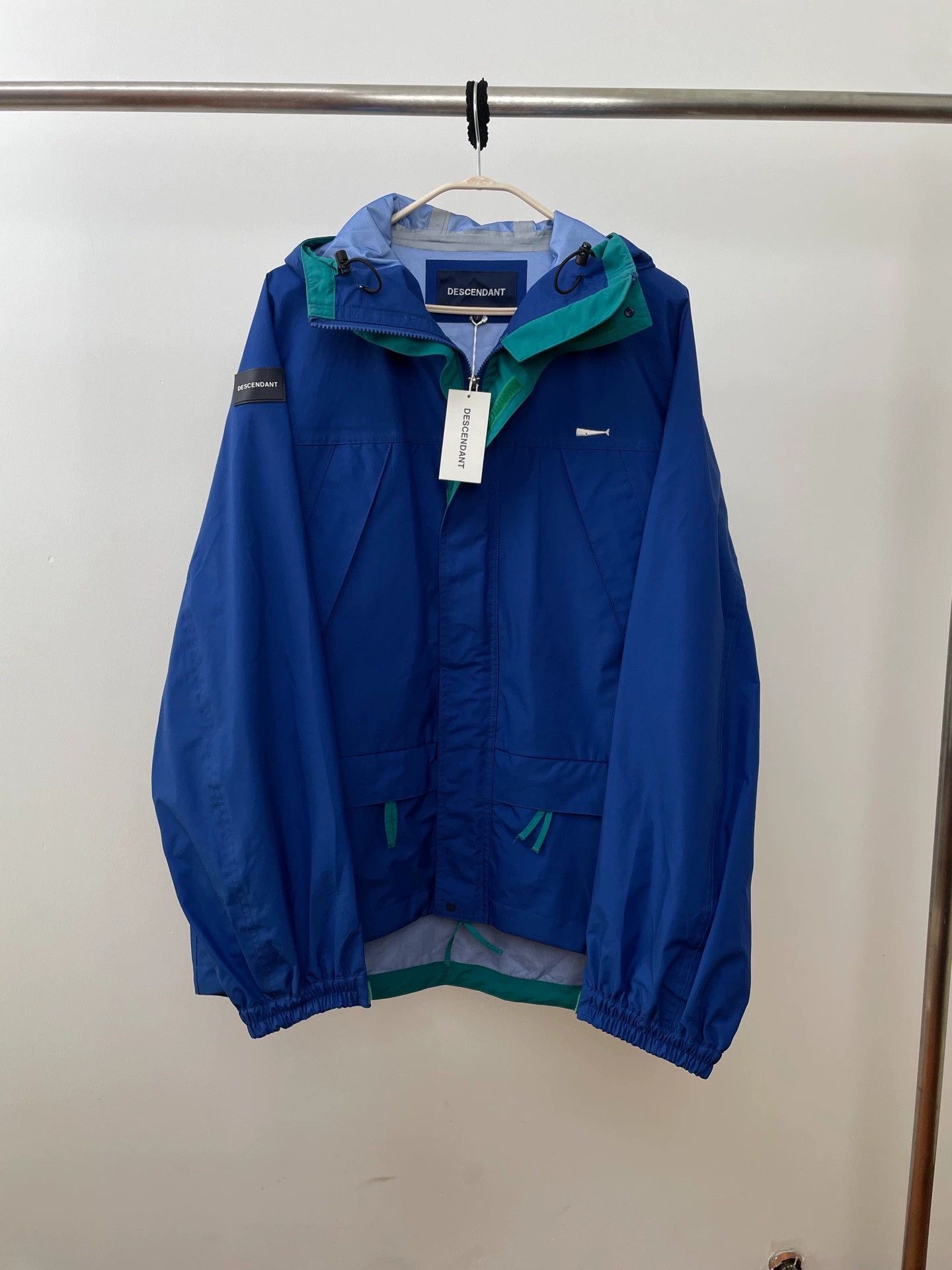 Descendant Descendant blue/green whale logo jacket 3 windproof/warm Size US L / EU 52-54 / 3 - 1 Thumbnail