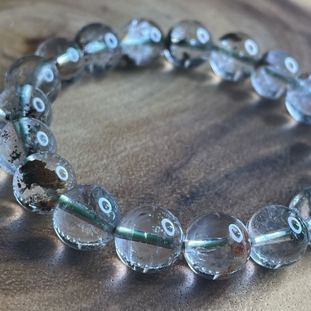 Other Garden Quartz beaded stretch bracelet 7” crystal healing beads 10mm scenic high quality Size ONE SIZE - 8 Thumbnail