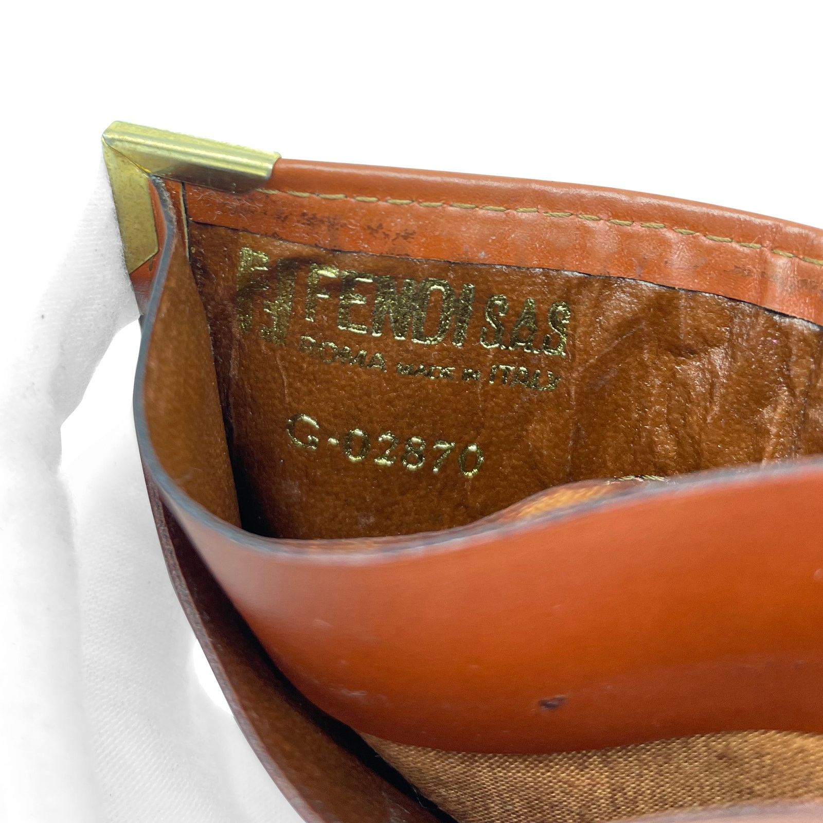 Fendi 🔴 Fendi Card Holder Wallet - Navy Pequin Size ONE SIZE - 5 Thumbnail