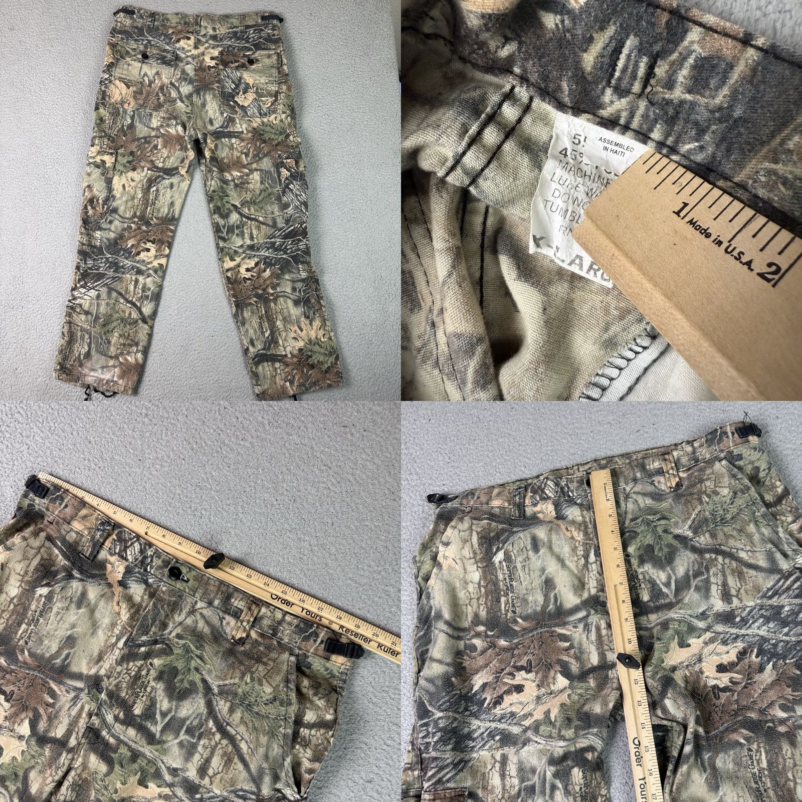 Vintage VINTAGE Lynch Trebark Camo Pants Mens XL Brown Adjustable Superflauge Cargo Size US 36 / EU 52 - 8 Thumbnail