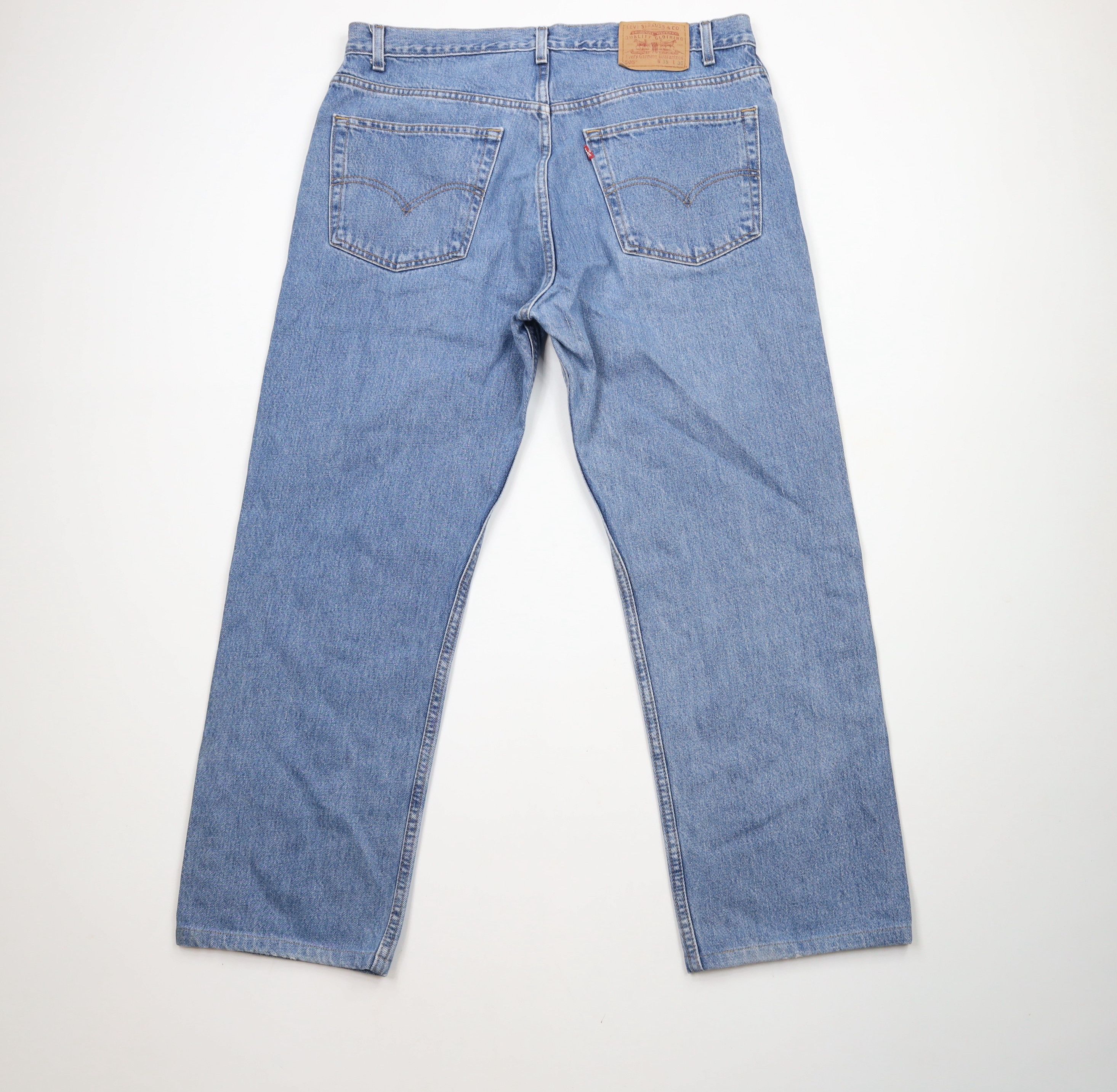 Levi's × Vintage Vintage 90s Levis 505 Regular Fit Denim Jeans Blue Cotton Size US 38 / EU 54 - 11 Thumbnail