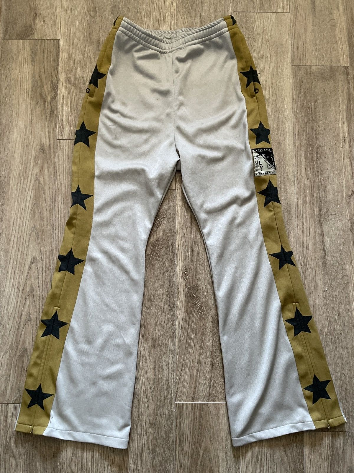 image of Kapital Stuntman Track Pants Beige, Men's (Size 31)