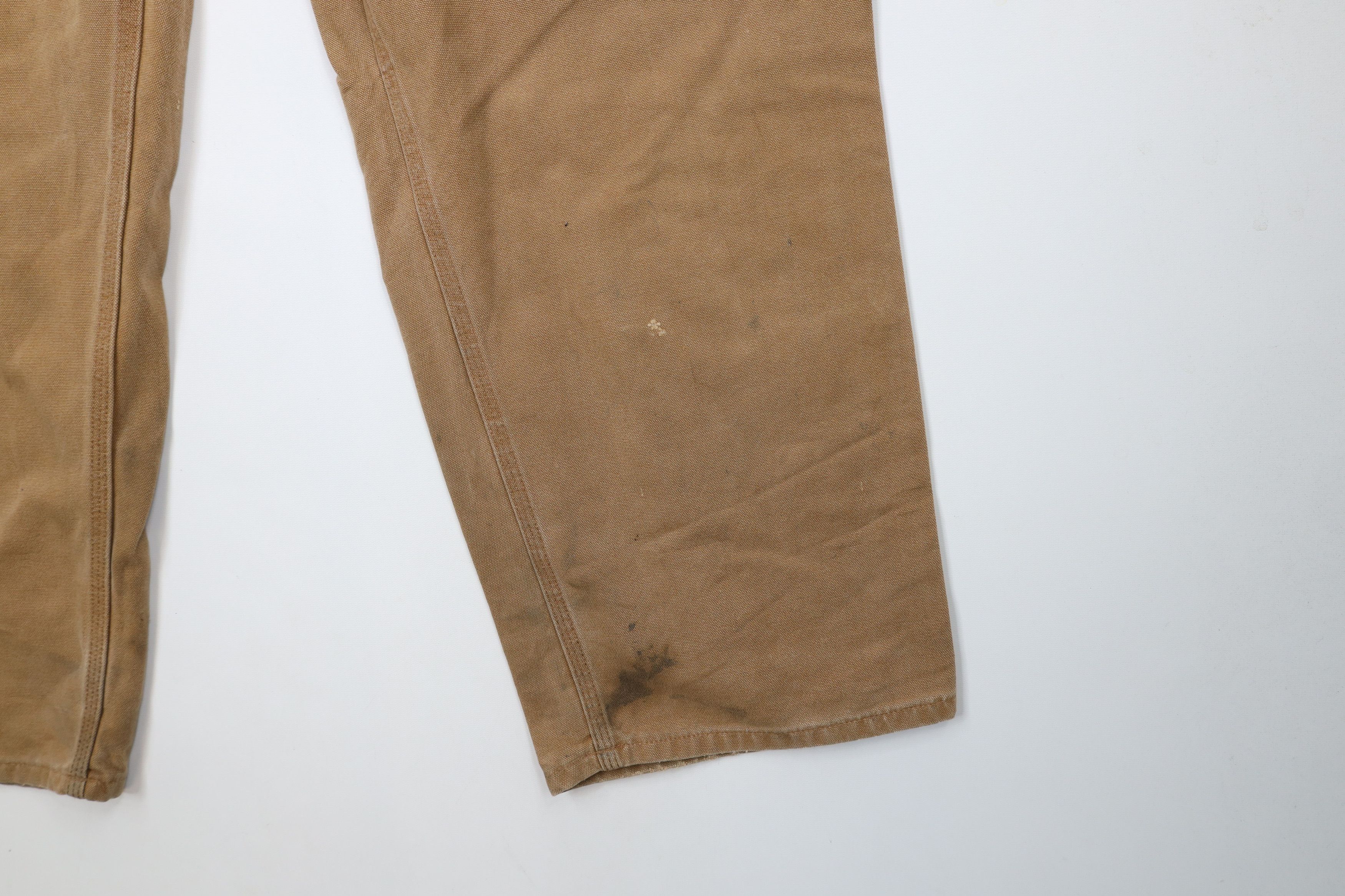Carhartt × Vintage Vintage Carhartt Relaxed Fit Canvas Wide Leg Dungaree Pants Size US 42 / EU 58 - 5 Thumbnail