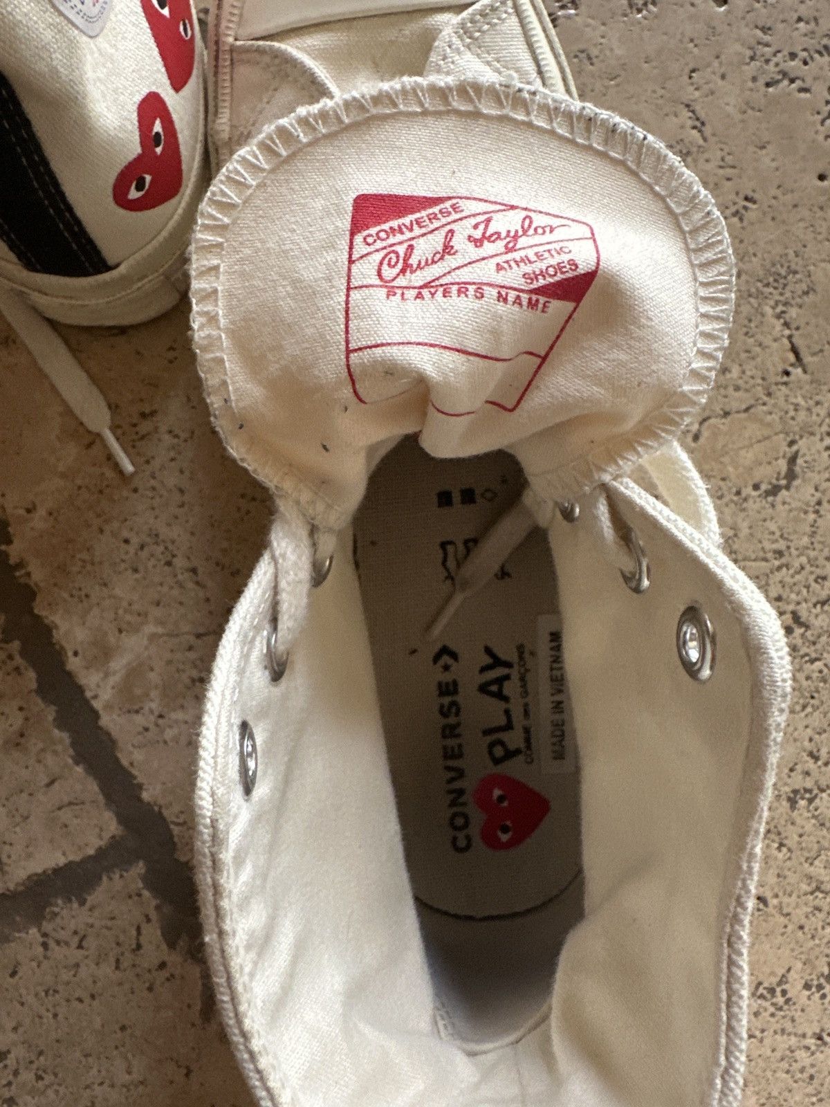 Comme des Garcons Converse Comme des Garçons Play x Chuck 70 Hi Top Size US 8.5 / EU 41-42 - 5 Thumbnail