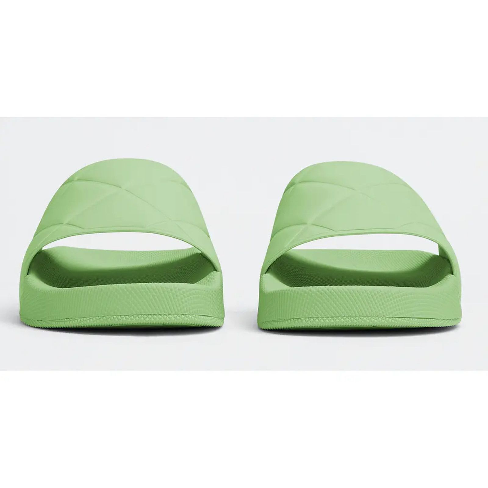 Bottega Veneta Bottega Veneta Slider Pistachio Green Quilted Rubber Pool Size US 6 / IT 36 - 5 Thumbnail