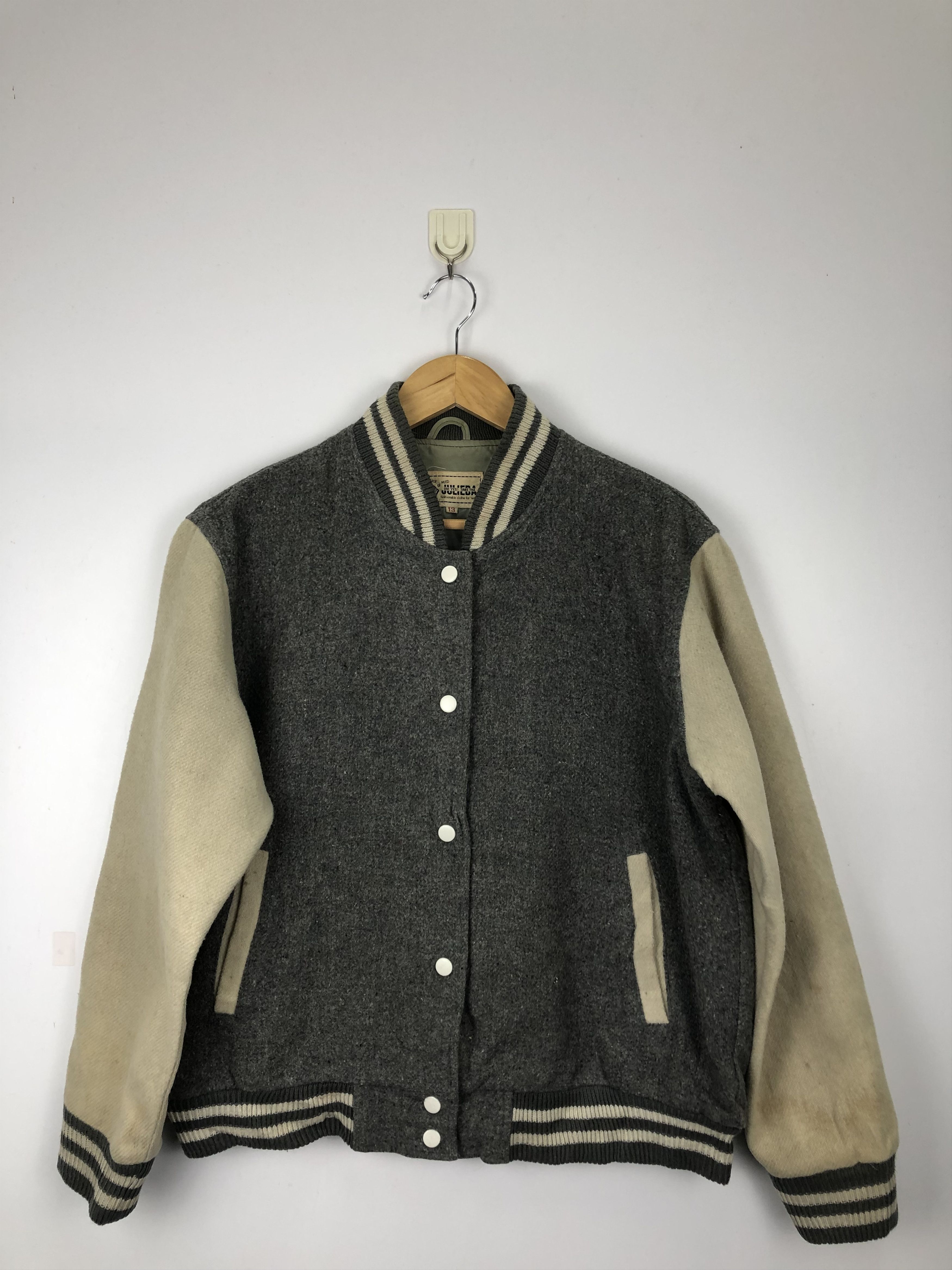 Japanese Brand Vintage 80s Japanese Brand Wool Varsity Jacket V0415 Size US M / EU 48-50 / 2 - 1 Thumbnail