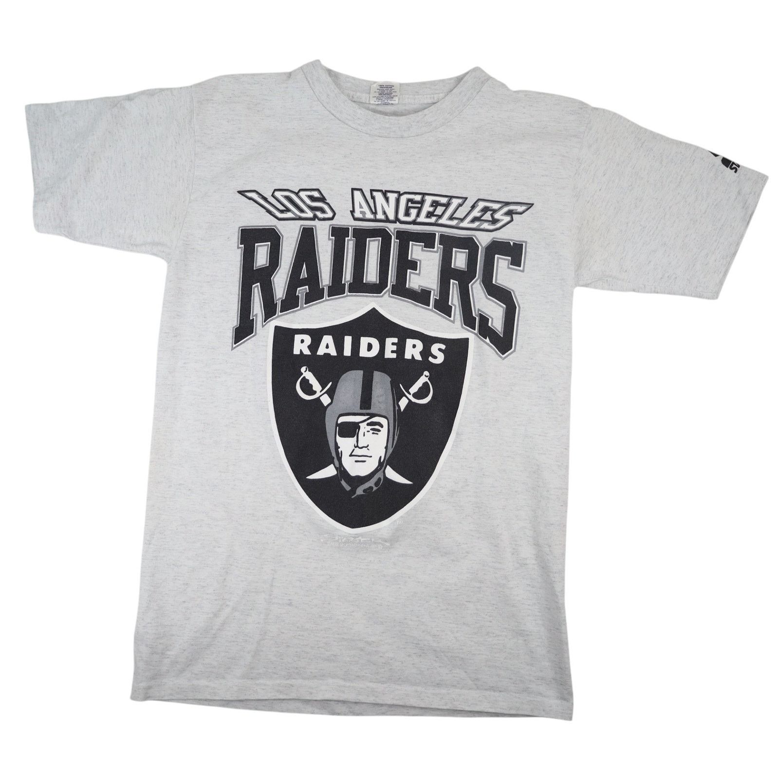 Starter VTG 90s Starter Los Angeles Raiders Spellout Graphic Shirt Size US S / EU 44-46 / 1 - 1 Thumbnail