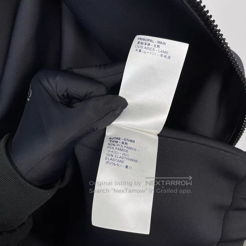 Louis Vuitton Louis Vuitton Dark Blue Hooded Zip Leather Jacket Size US S / EU 44-46 / 1 - 7 Thumbnail